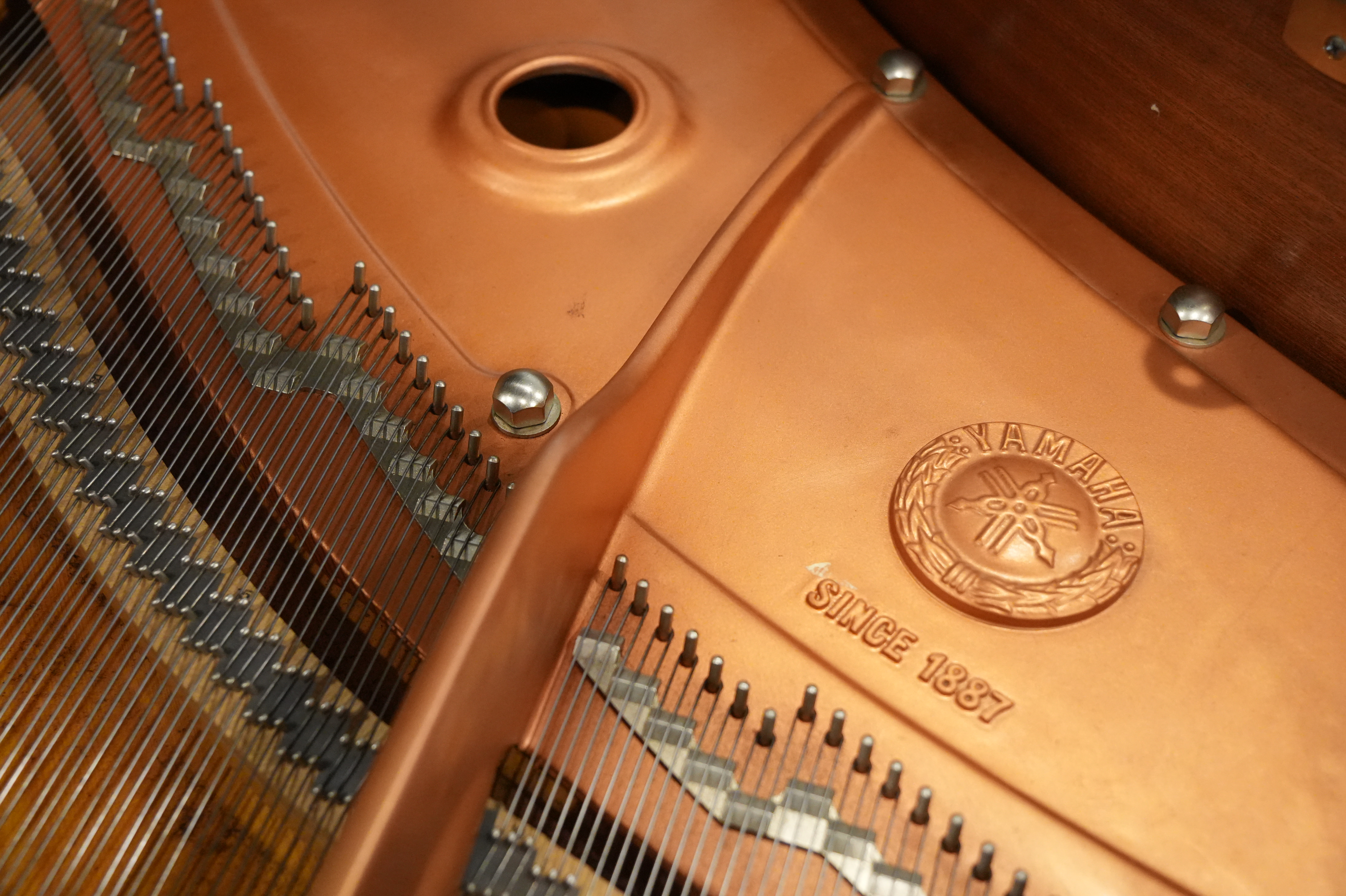 Yamaha C7 Grand Piano in Black Polyester – Gallery image – Roberts Pianos Houston