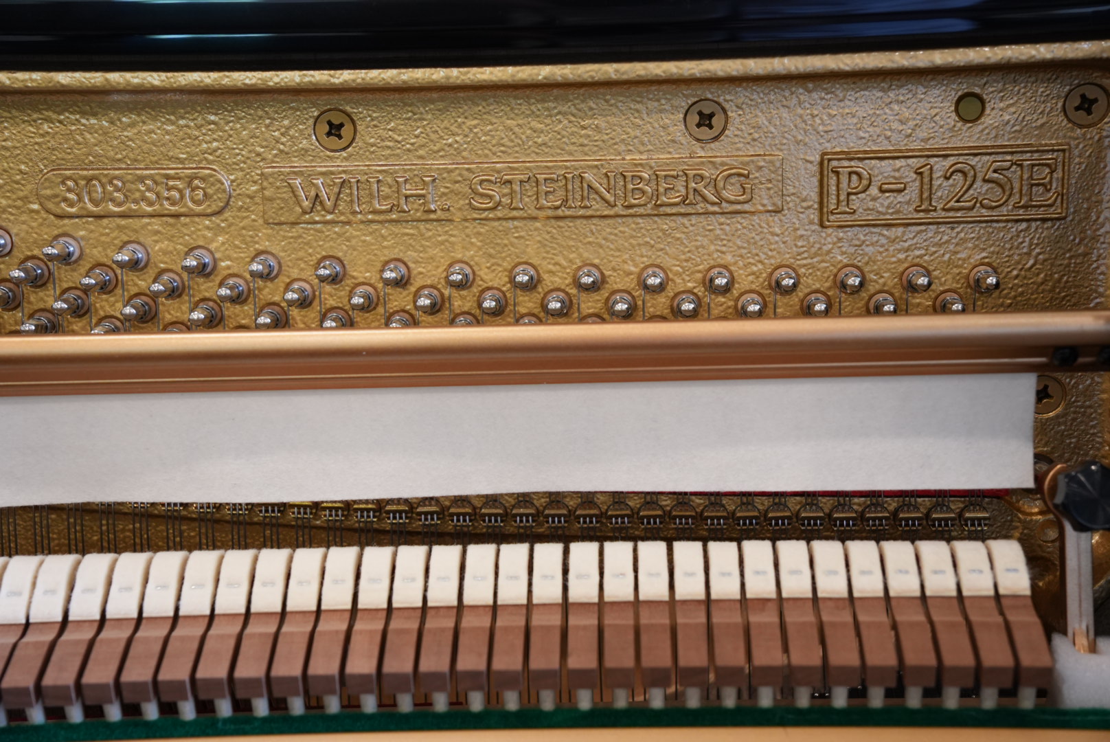 Wilhelm Steinberg P-125 Upright Piano – Gallery image – Roberts Pianos Houston