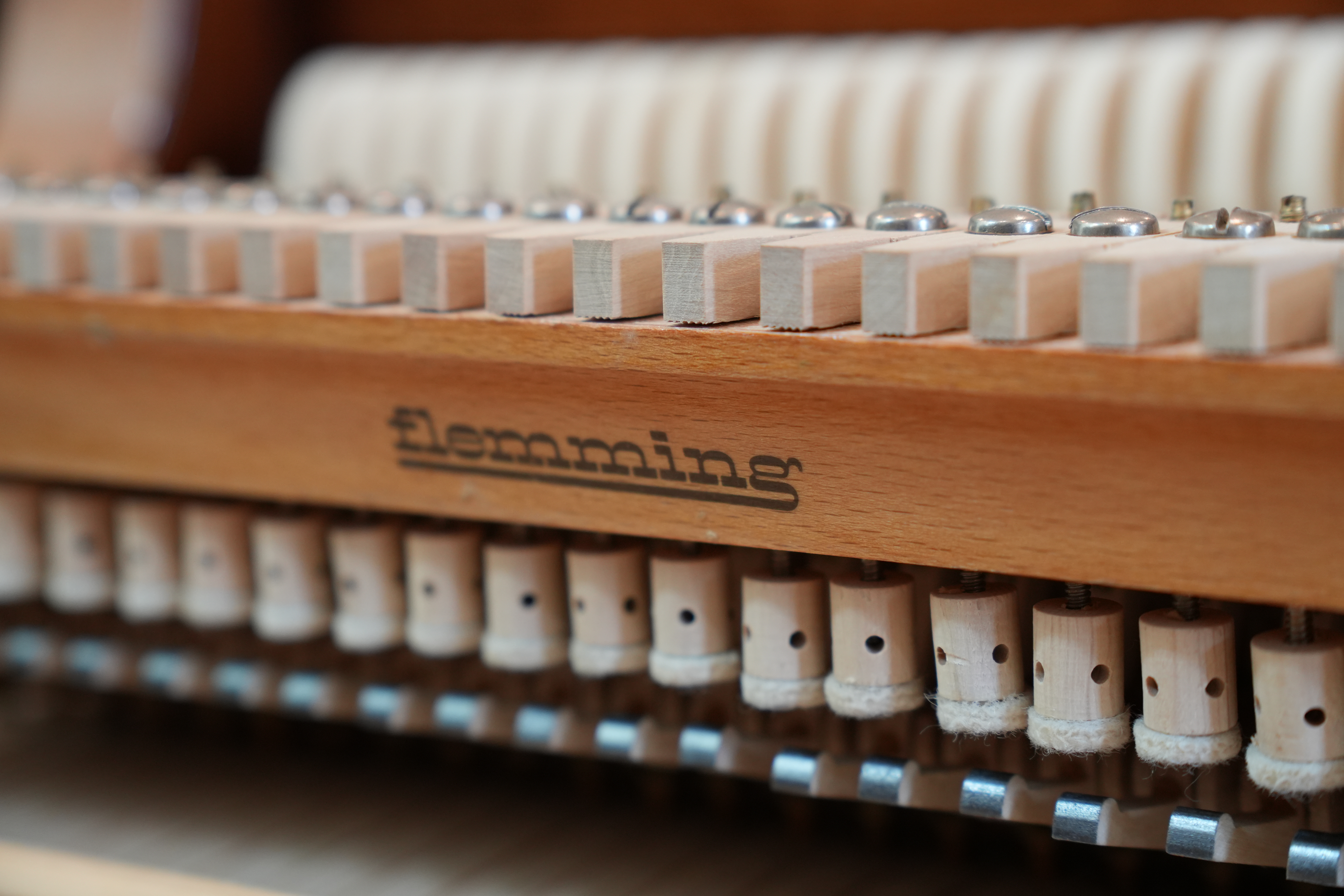 Zimmermann Grand Piano in cherry wood lacquer – Gallery image – Roberts Pianos Houston