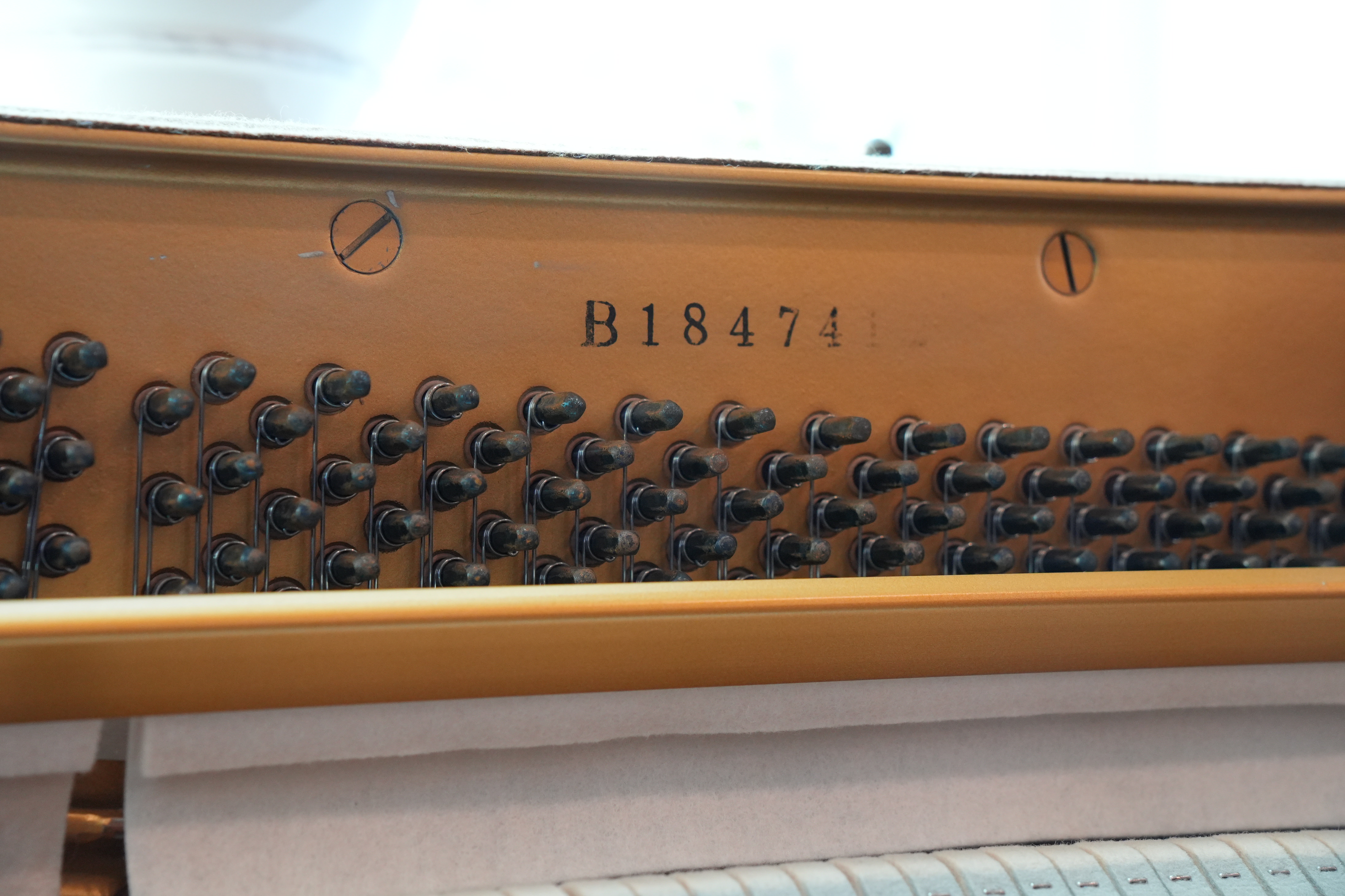 Yamaha Upright Piano in Walnut – Gallery image – Roberts Pianos Houston