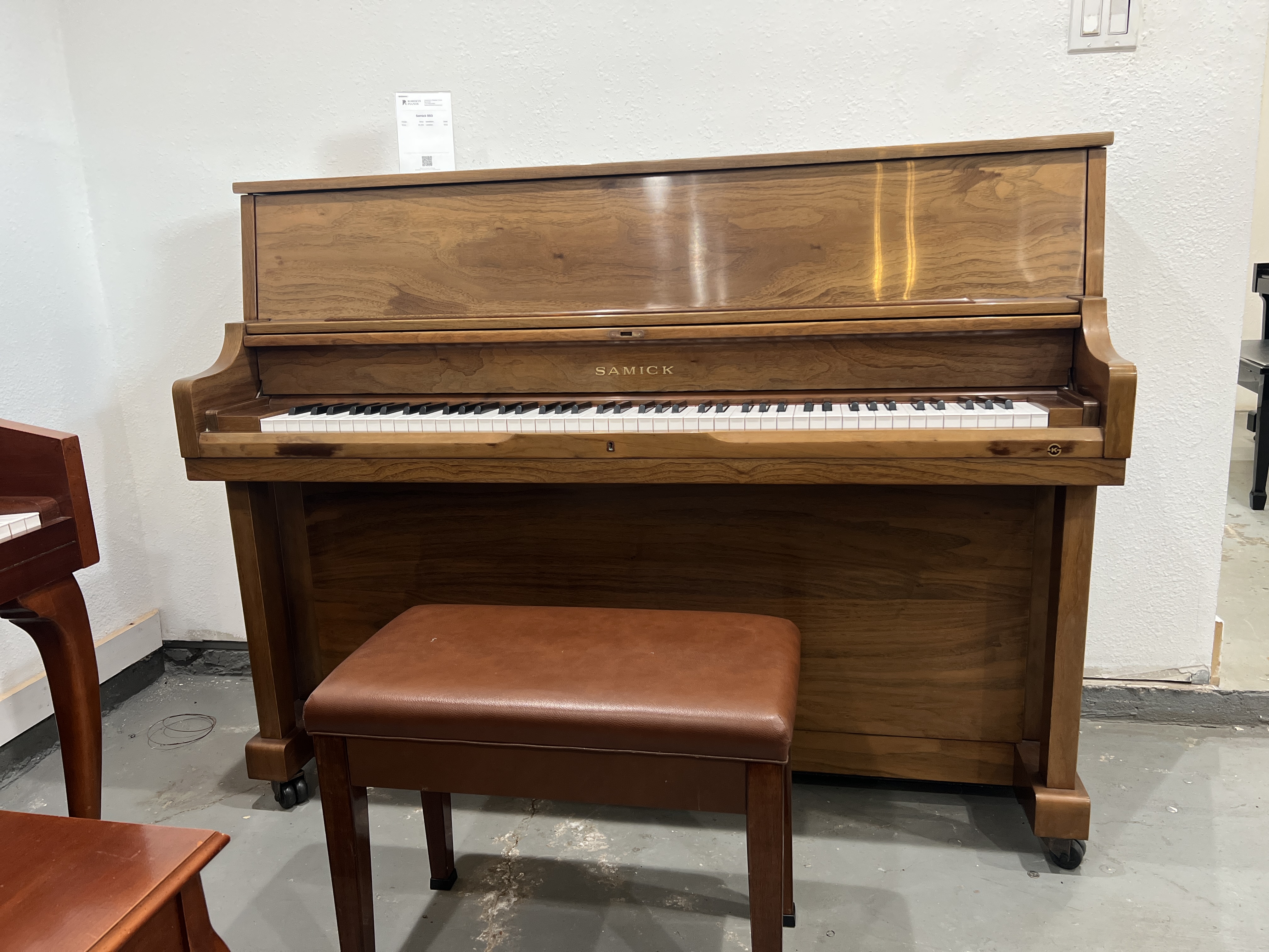 Samick SS3 Upright Piano in Other – Sold piano – Roberts Pianos Houston