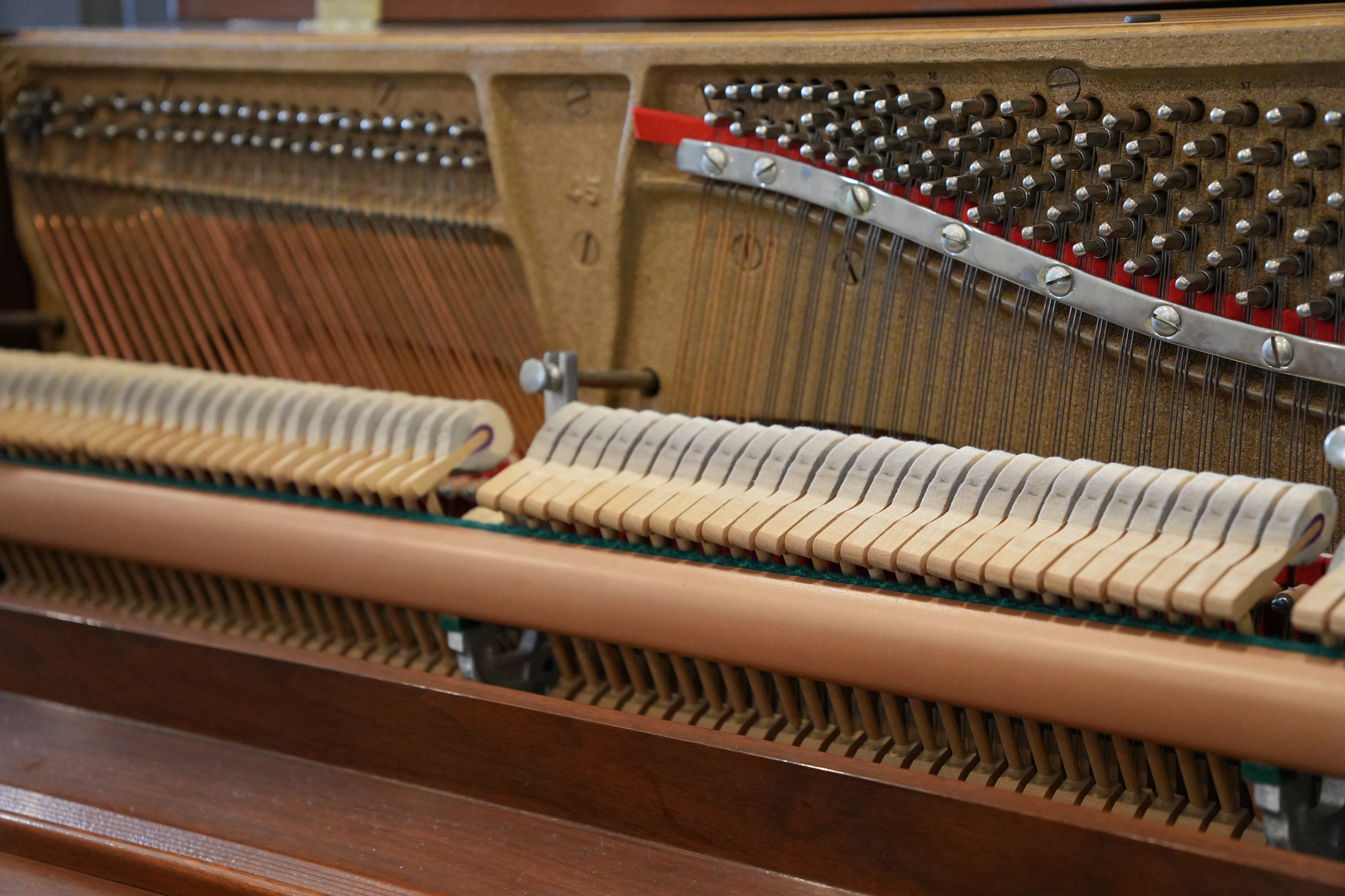 Steinway & Sons 45 in Mahogany – Gallery image – Roberts Pianos Houston