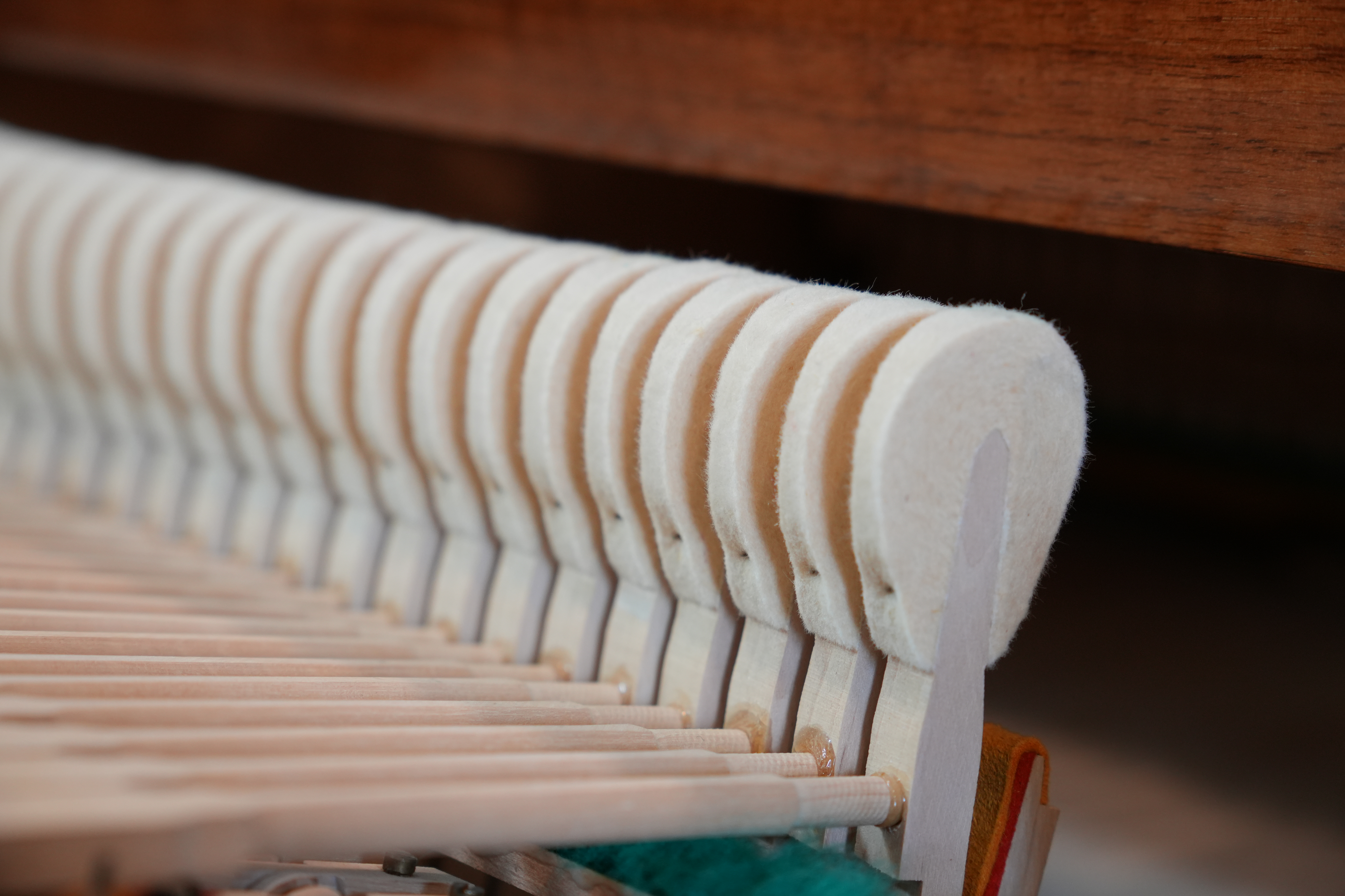 Zimmermann Grand Piano in cherry wood lacquer – Gallery image – Roberts Pianos Houston