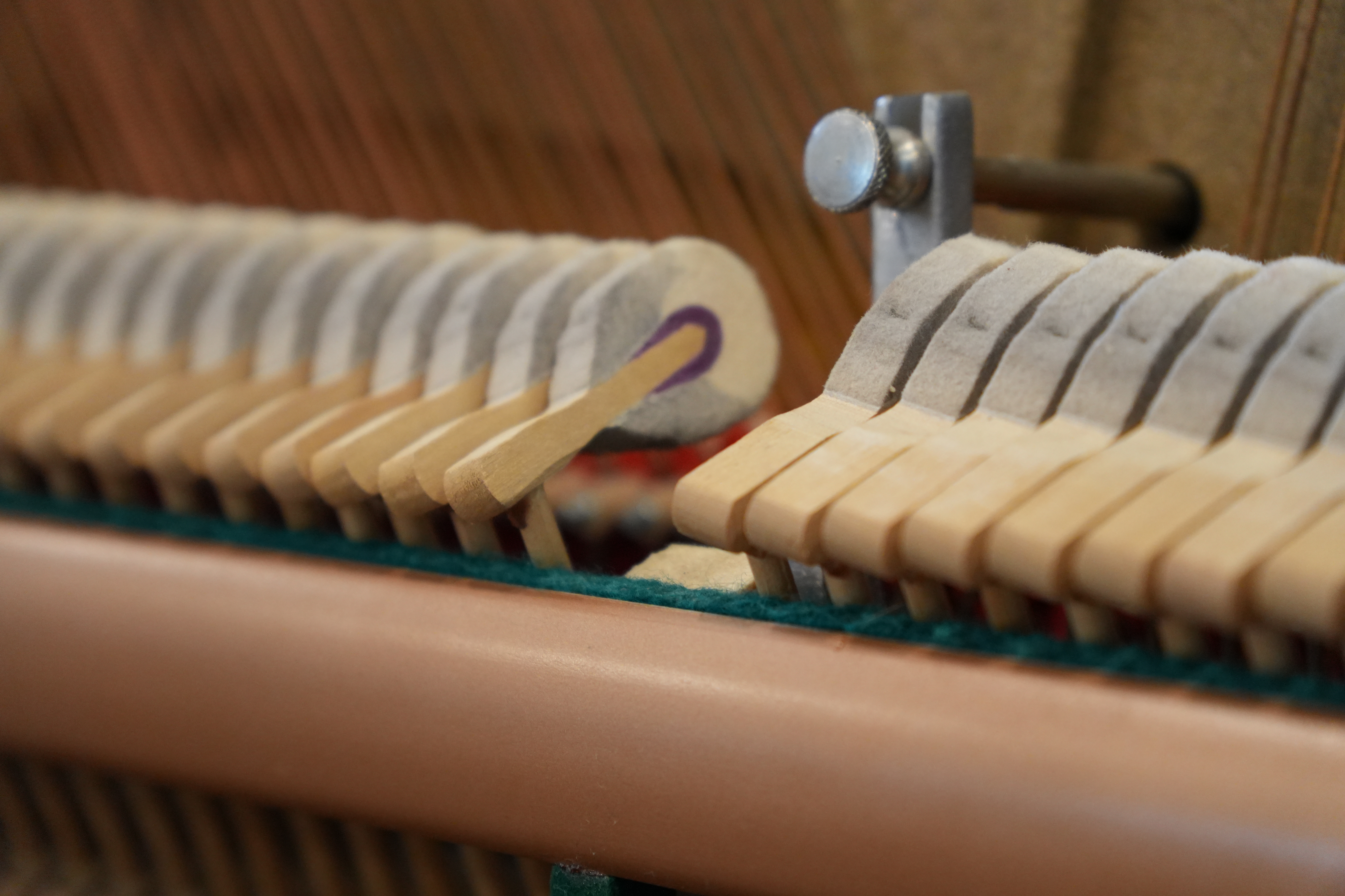 Steinway & Sons 45 in Mahogany – Gallery image – Roberts Pianos Houston