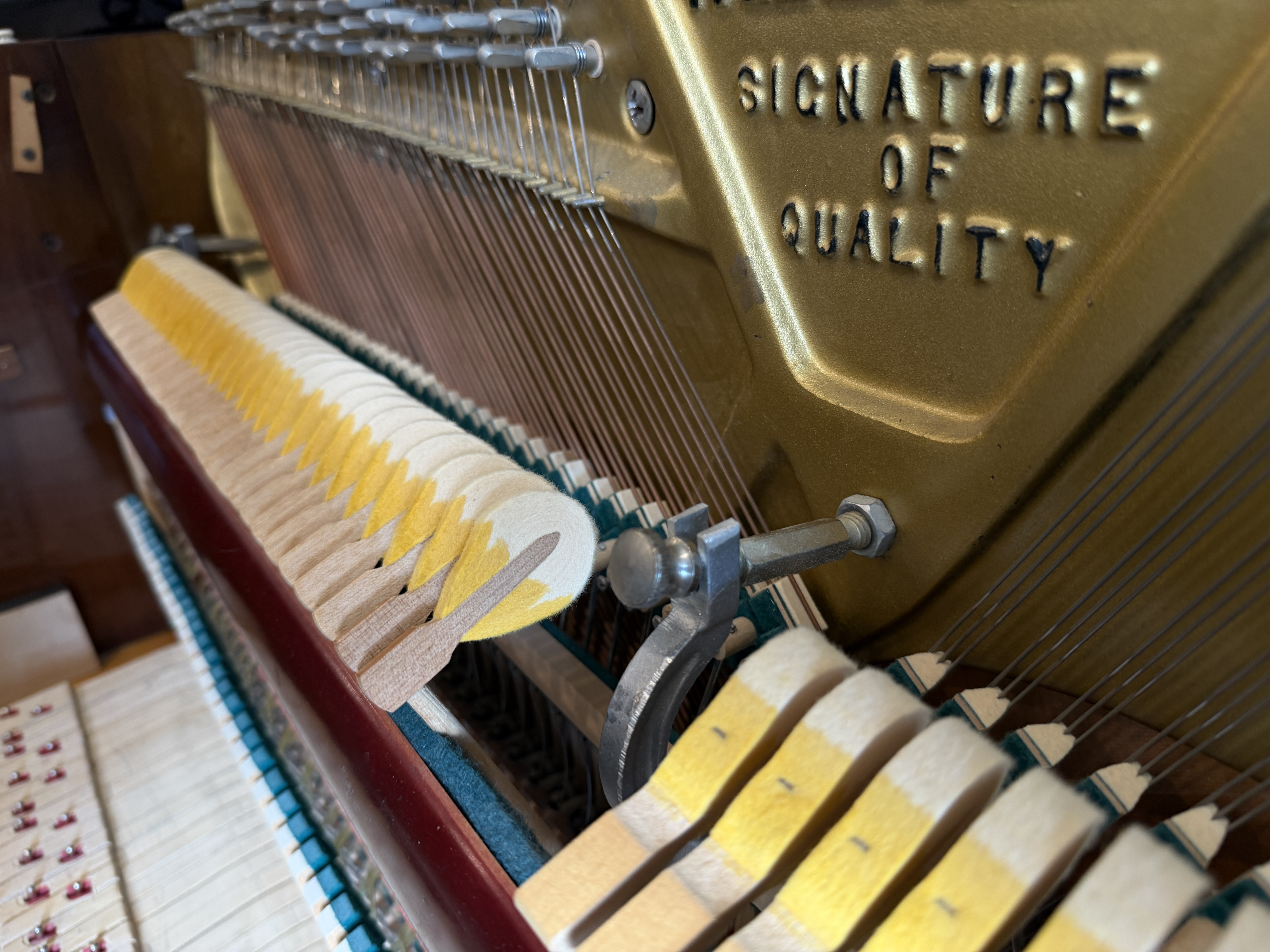 Charles Walter Console Piano in Mahogany – Gallery image – Roberts Pianos Houston