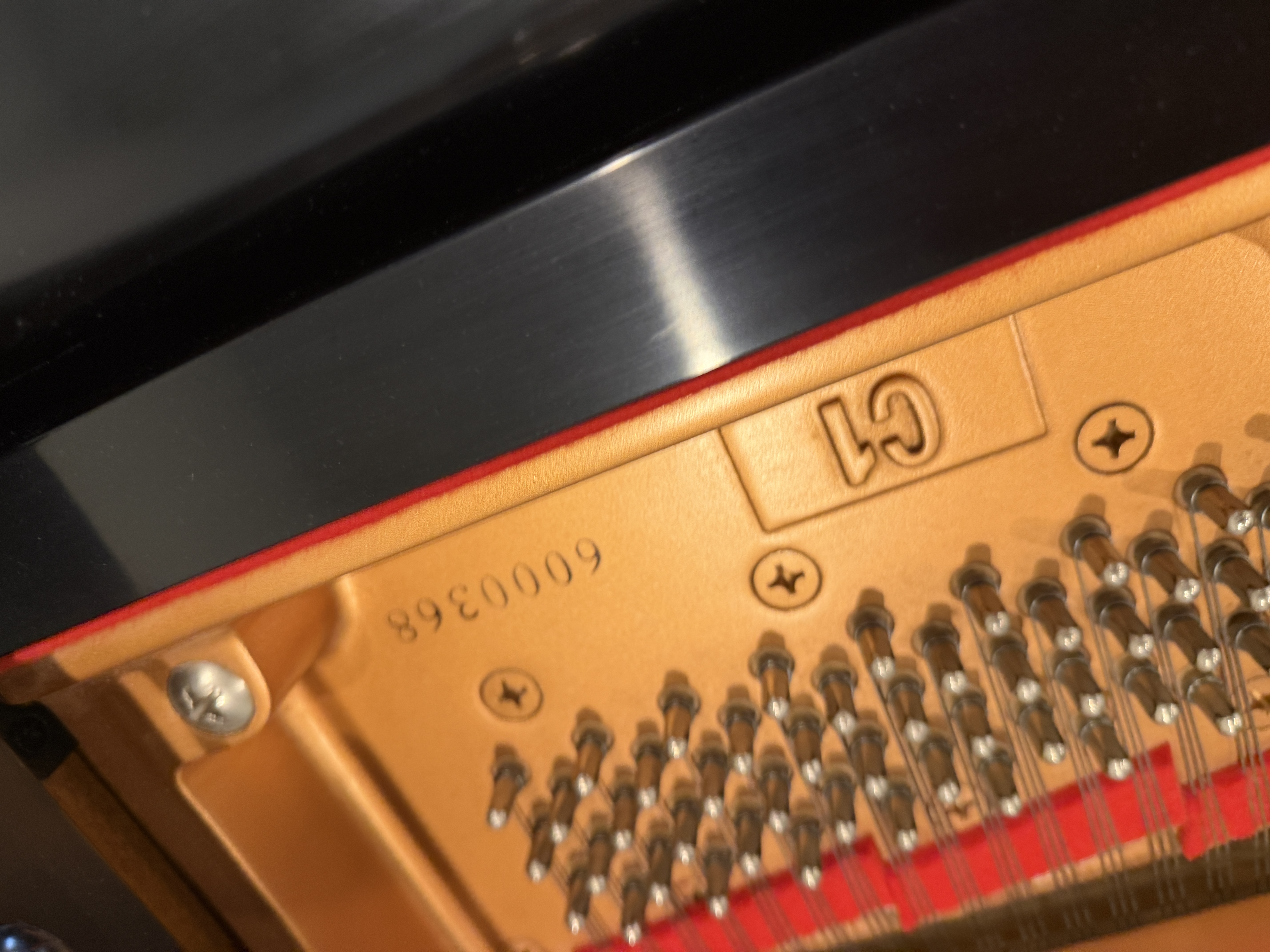 Yamaha C1 in Satin/Ebony – Gallery image – Roberts Pianos Houston