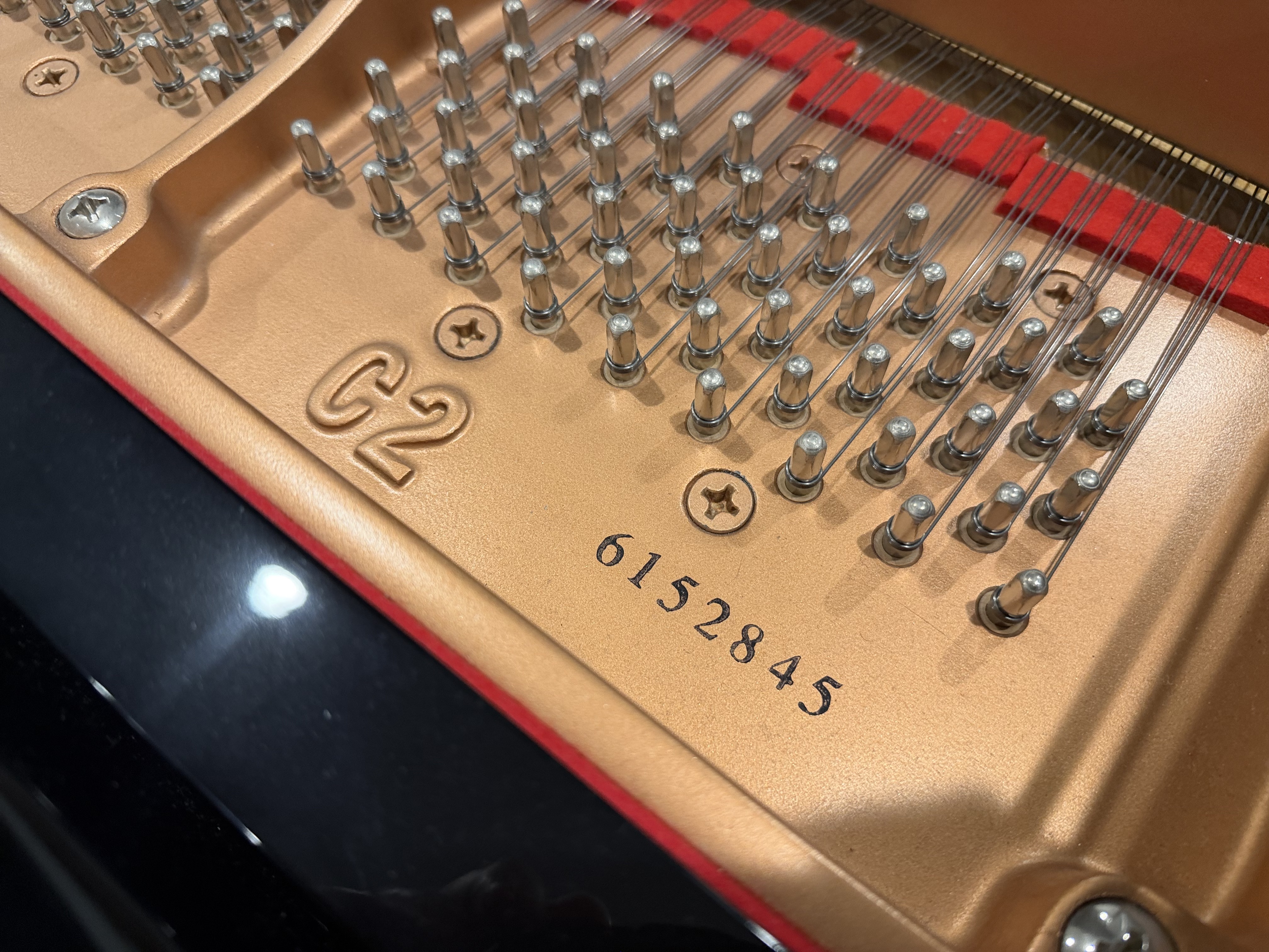 Yamaha C2 Grand Piano in Black Polyester – Gallery image – Roberts Pianos Houston