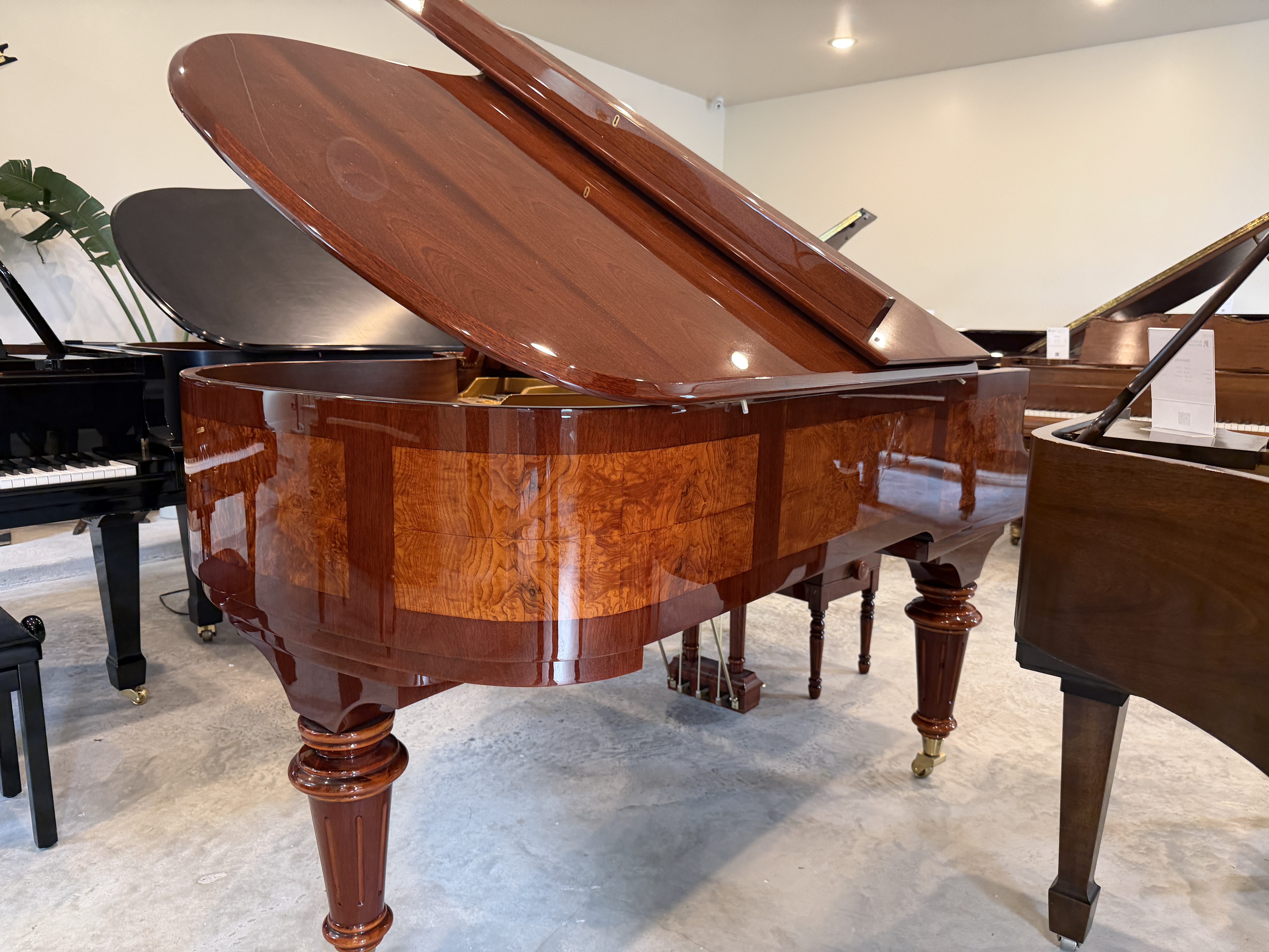 Inlay bur design around outer rim.