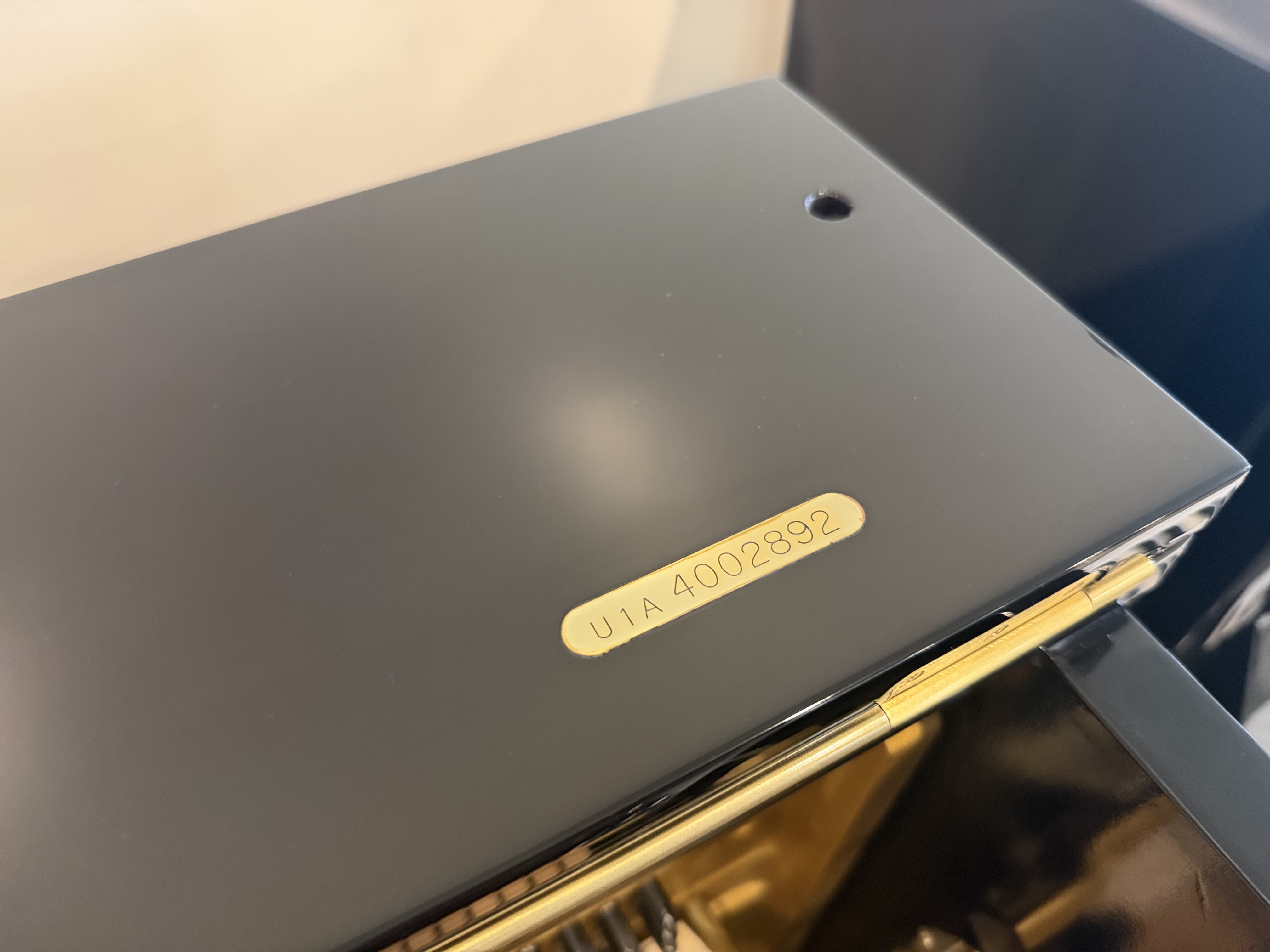 Yamaha U1 Upright Piano in Black Polyester – Gallery image – Roberts Pianos Houston