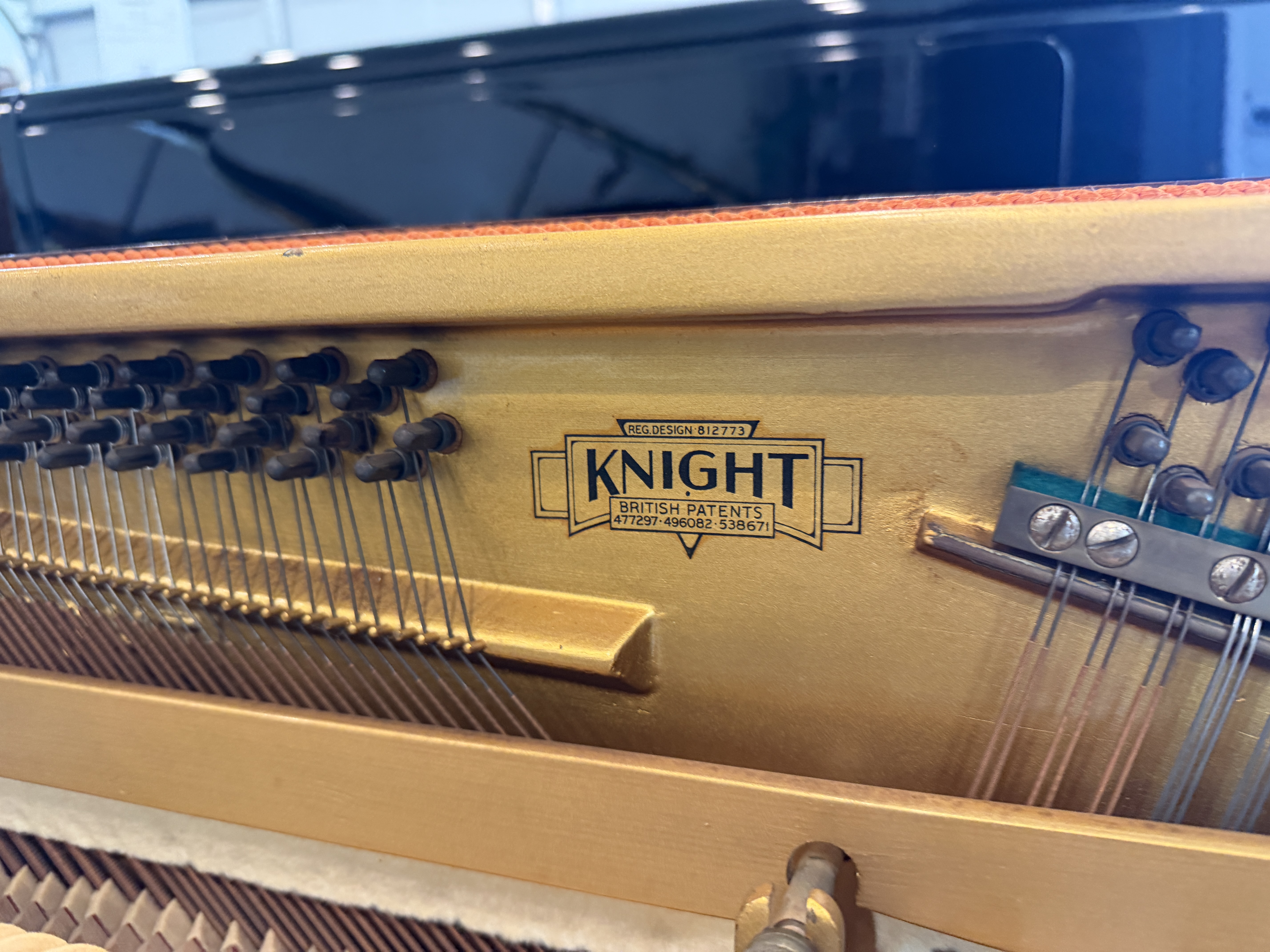 Knight K16 Upright Piano – Gallery image – Roberts Pianos Houston