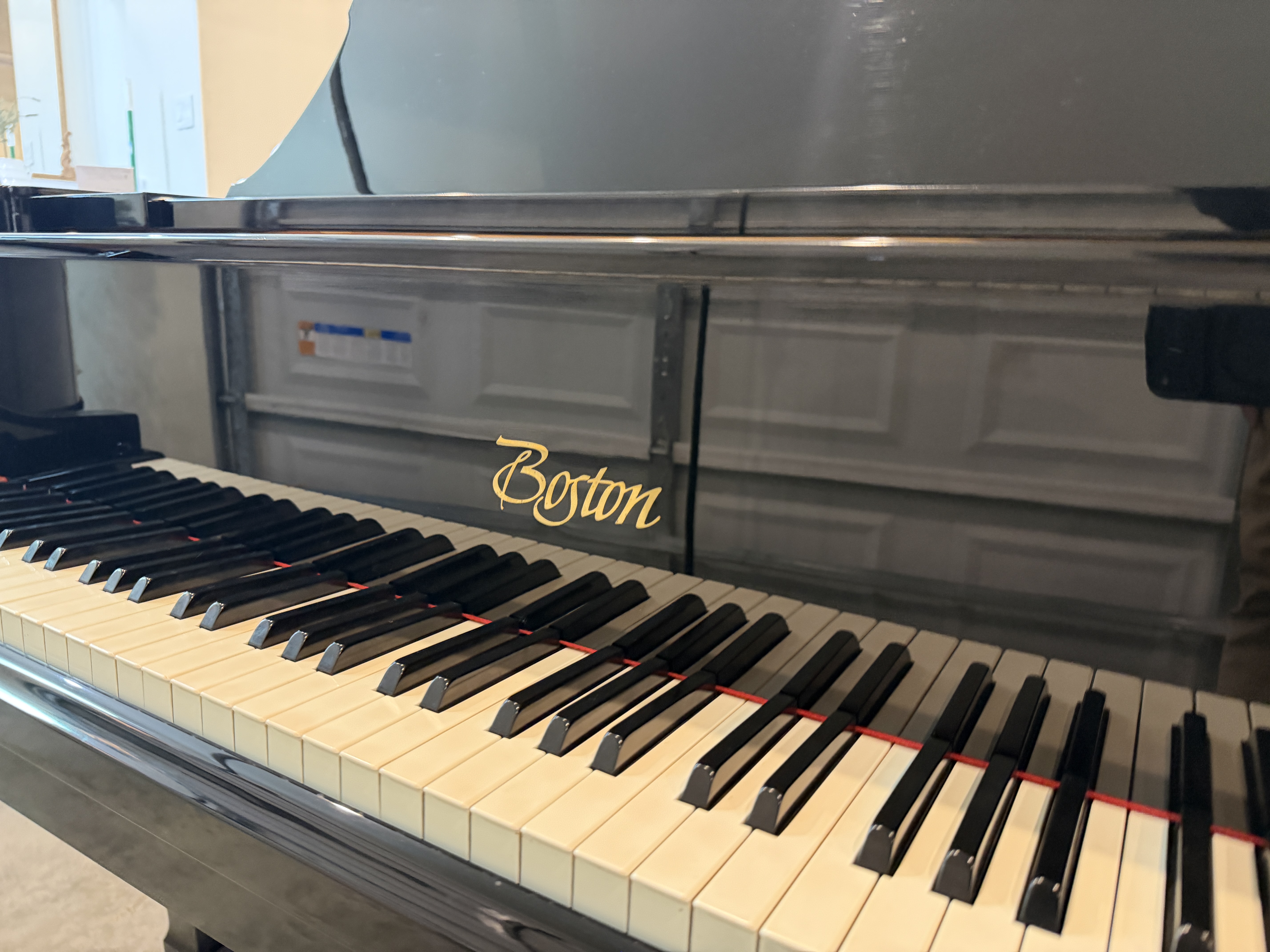 Boston GP178 in Black Polyester – Gallery image – Roberts Pianos Houston