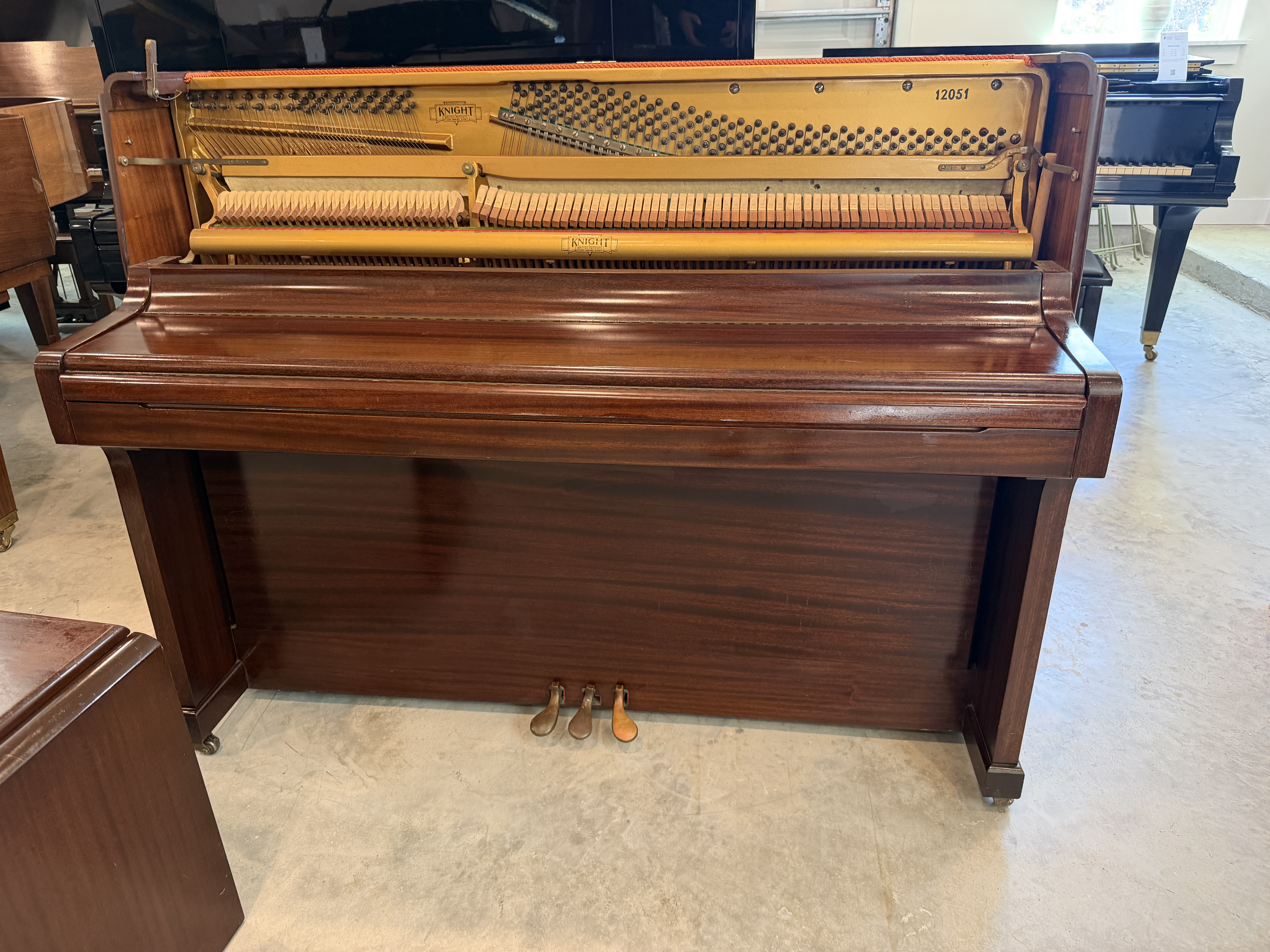 Knight K16 Upright Piano – Gallery image – Roberts Pianos Houston