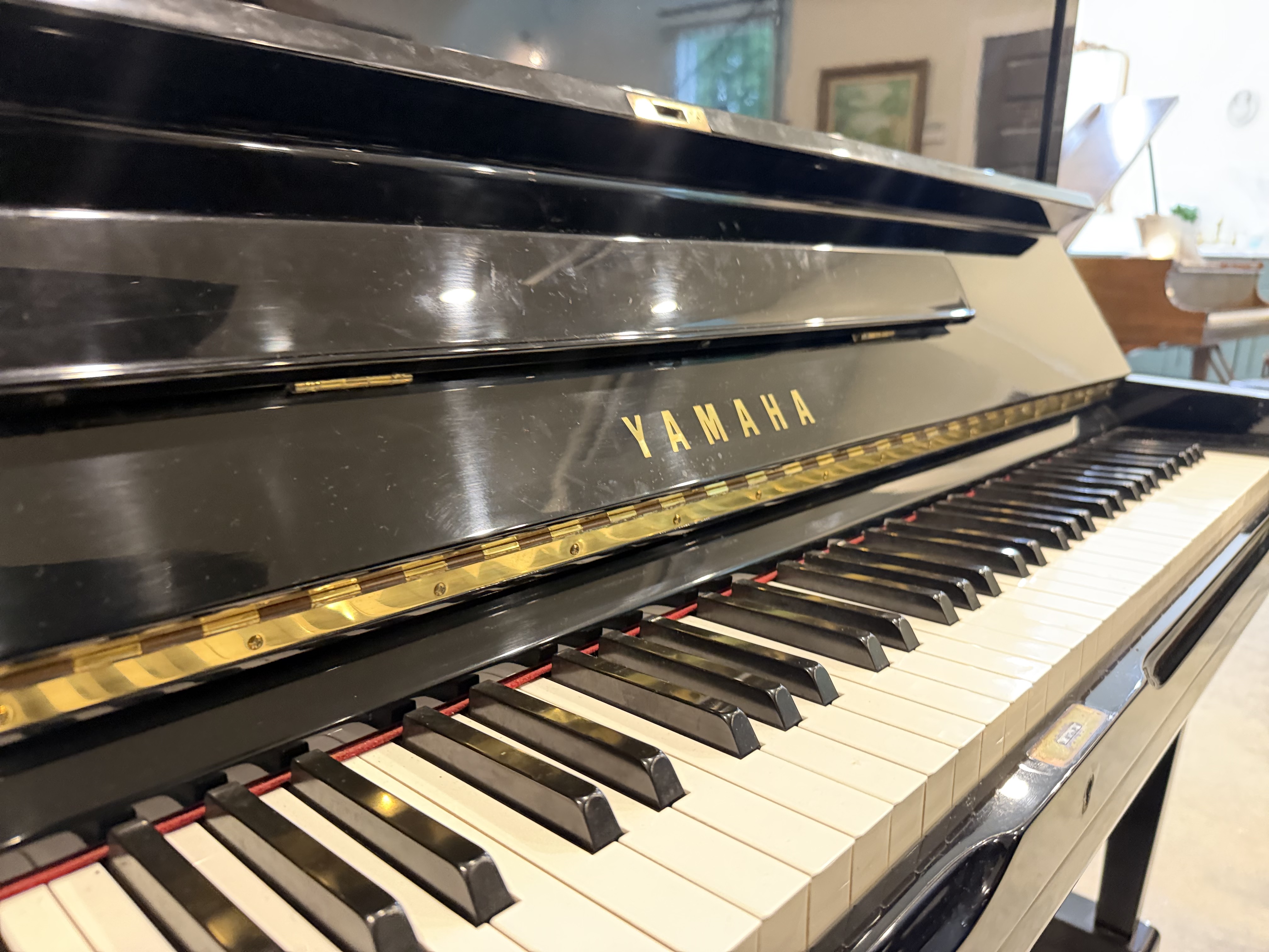 Damage that will be repaired on cabinet to match as best possible.