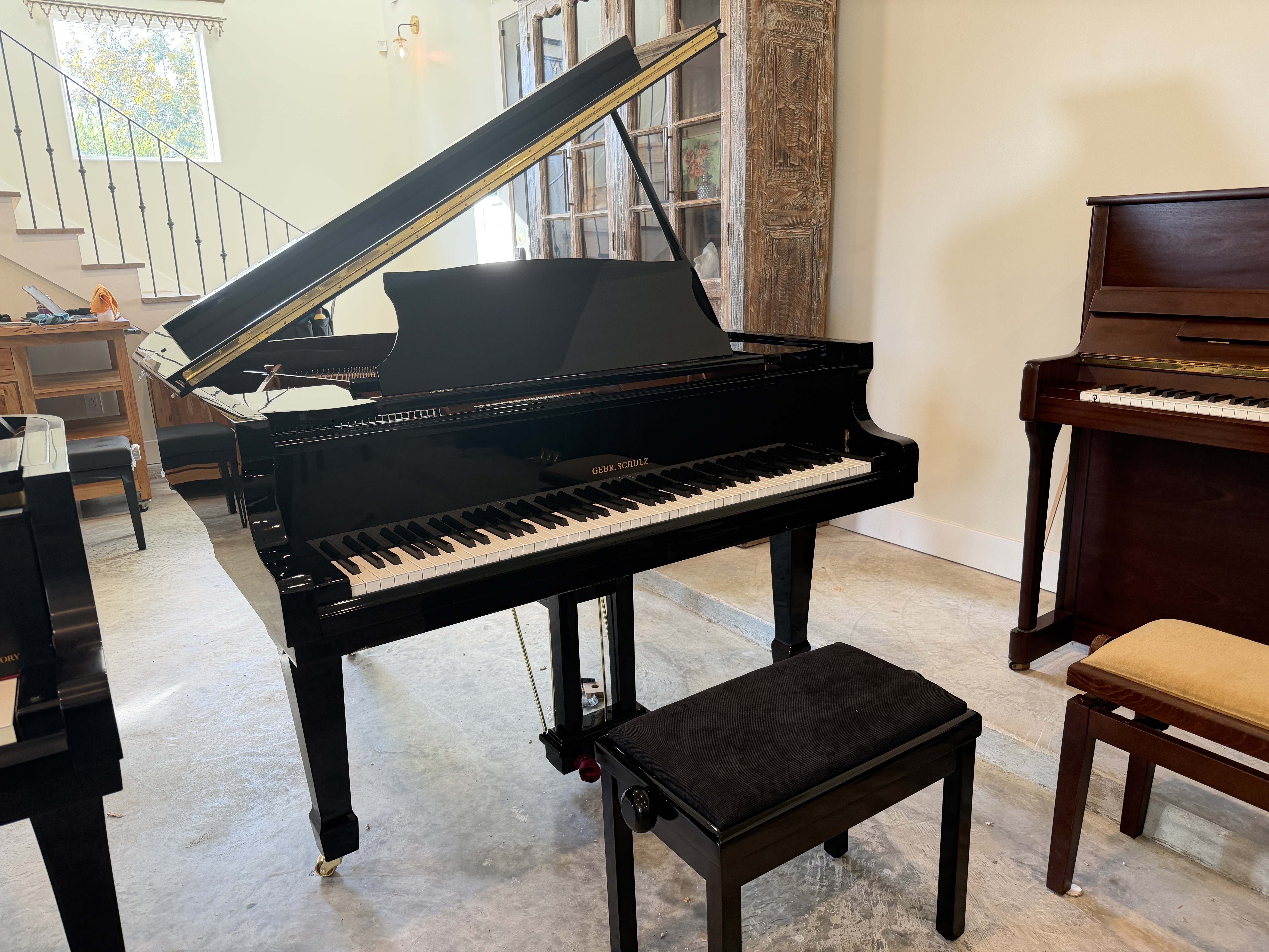 Gerbrüder Schulz GSG-150 Grand Piano – Gallery image – Roberts Pianos Houston