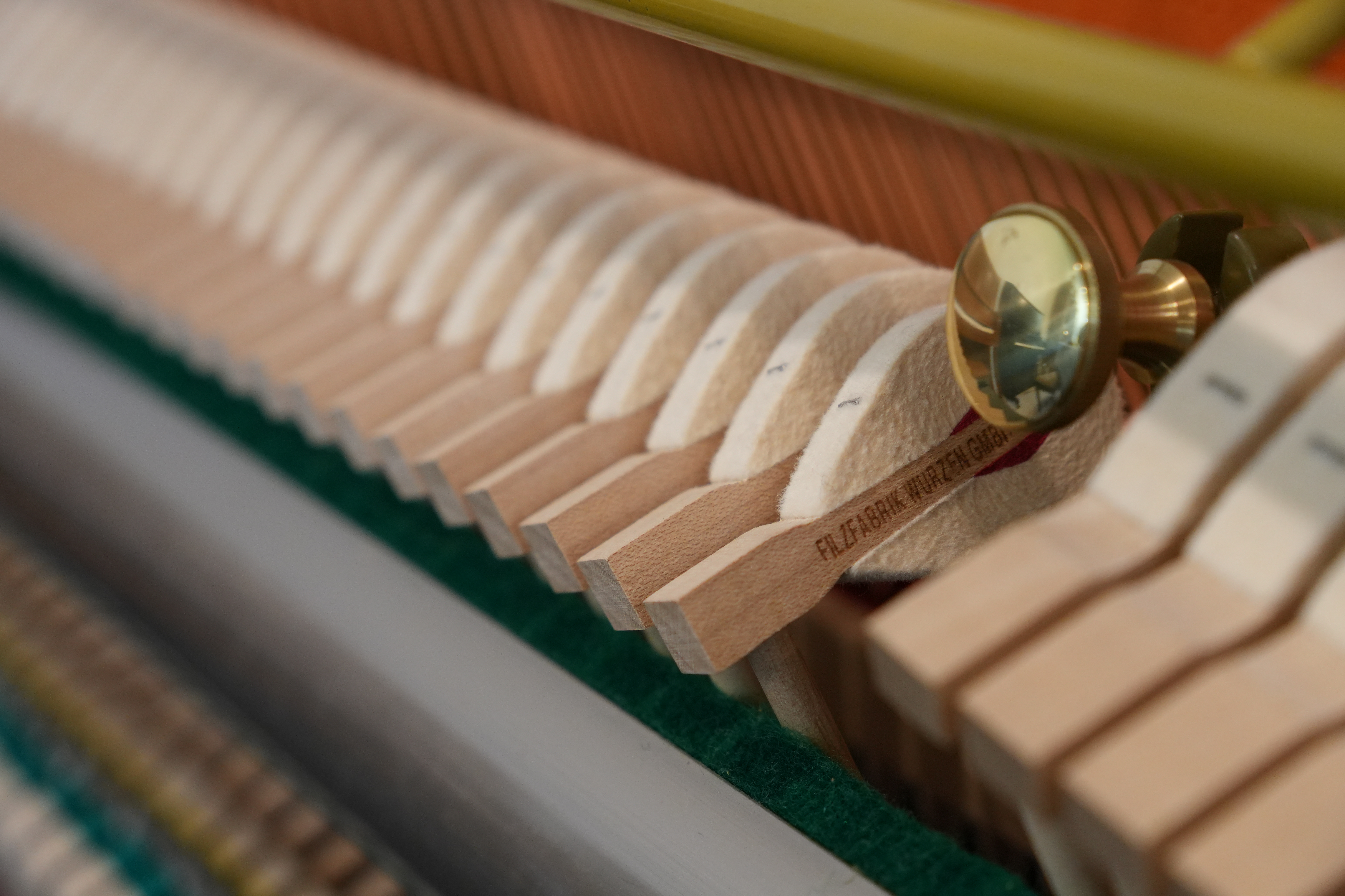 Johannes Seiler GS122 E/P Upright Piano in Black polyester – Gallery image – Roberts Pianos Houston