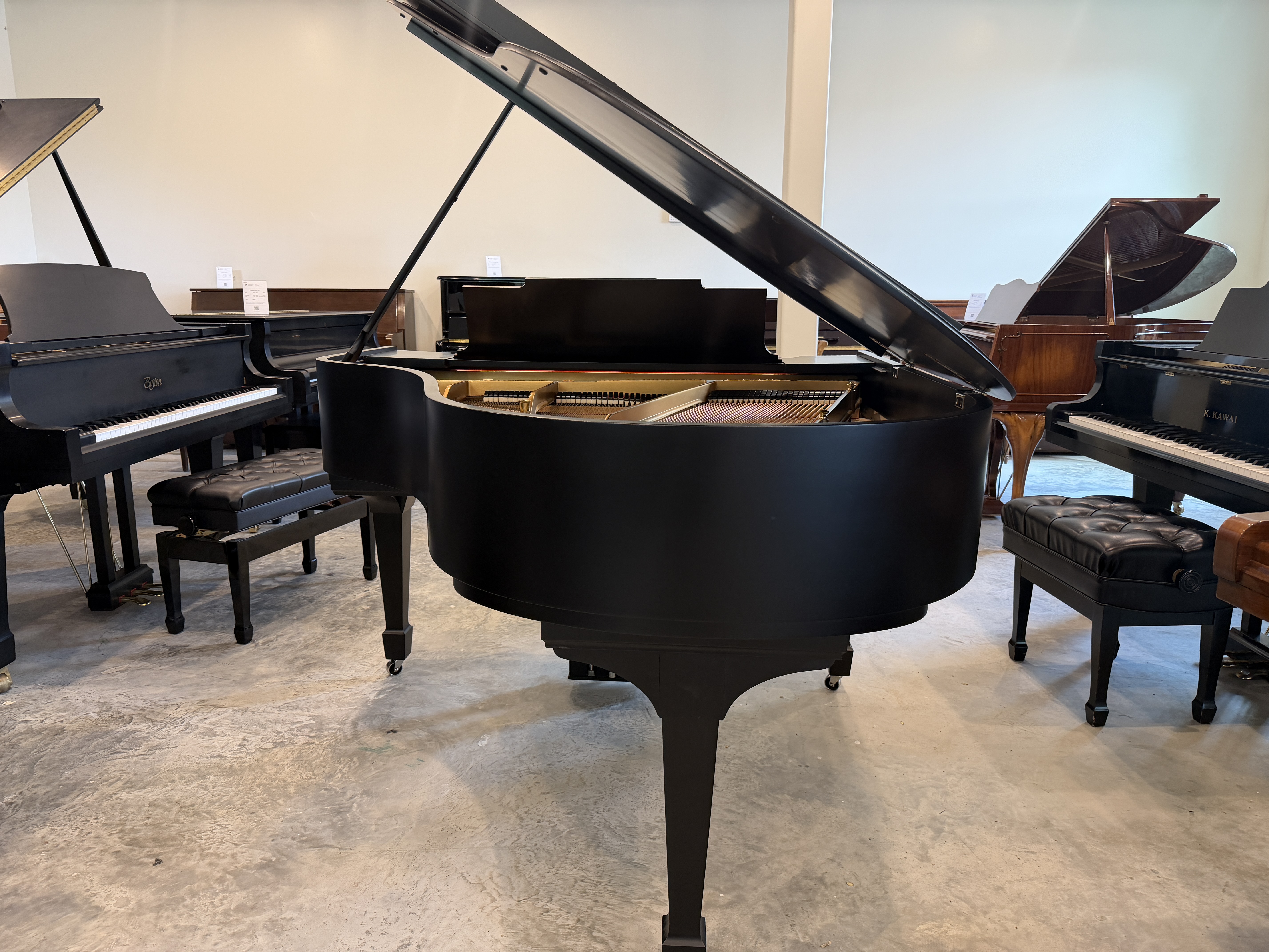 Steinway M in Ebony – Gallery image – Roberts Pianos Houston
