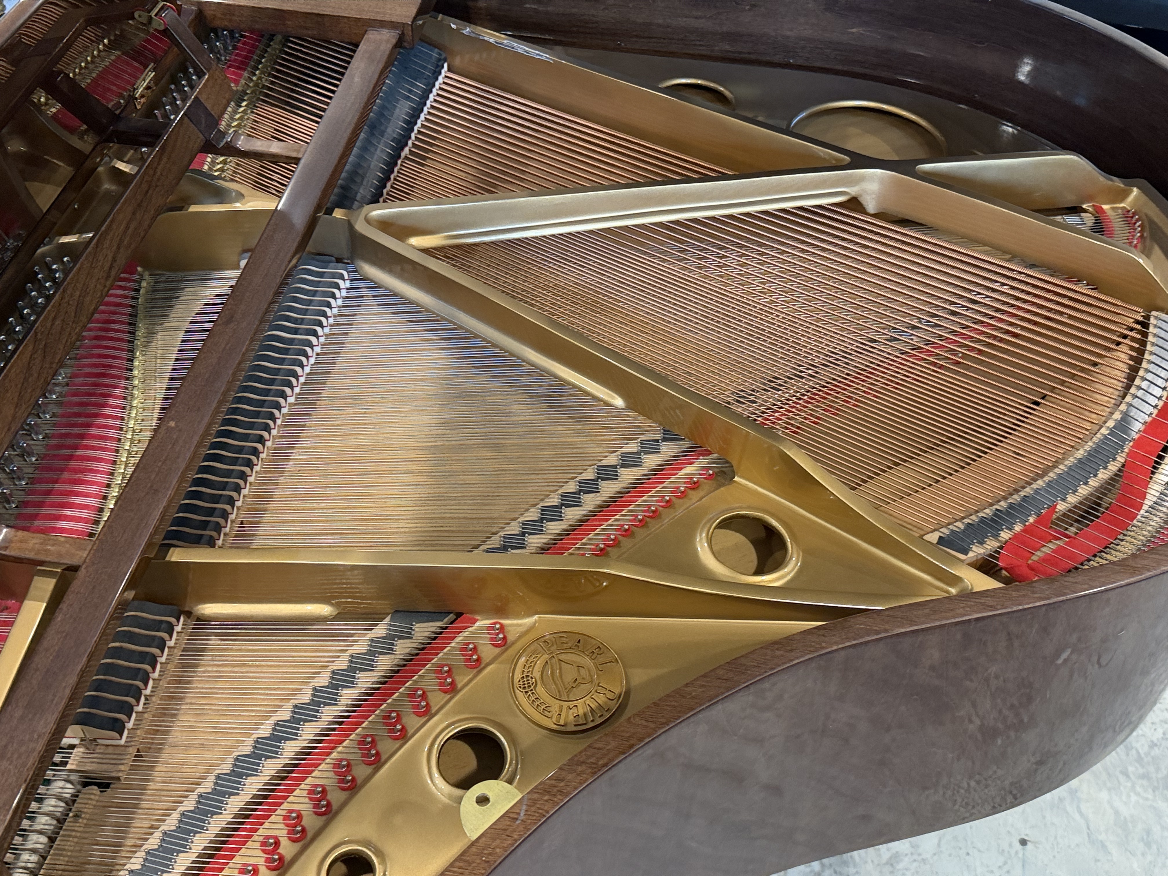 Pearl River GP142 in Mahogany – Gallery image – Roberts Pianos Houston