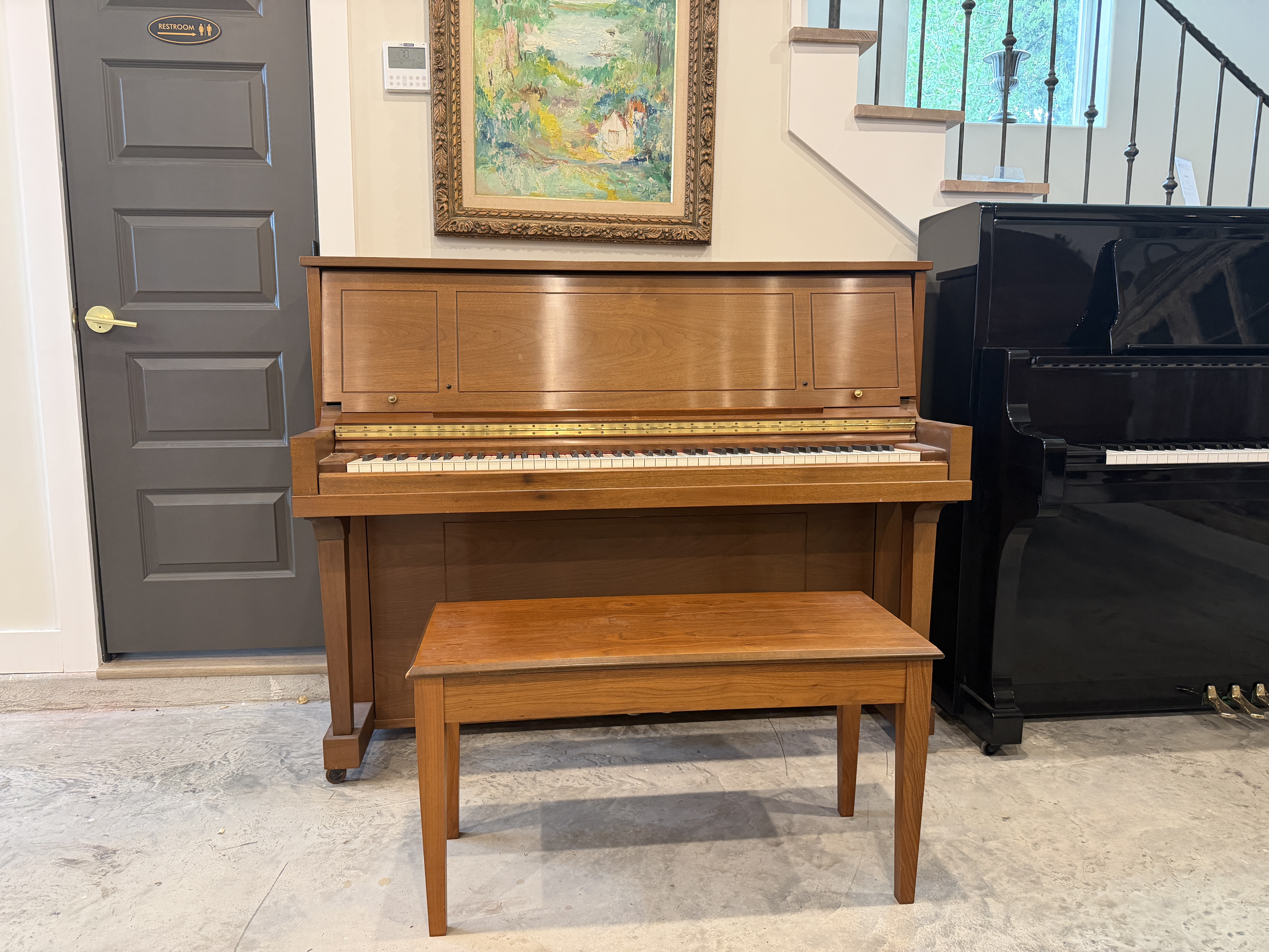 Steinway & Sons 45 in Mahogany – Featured instrument – Roberts Pianos Houston