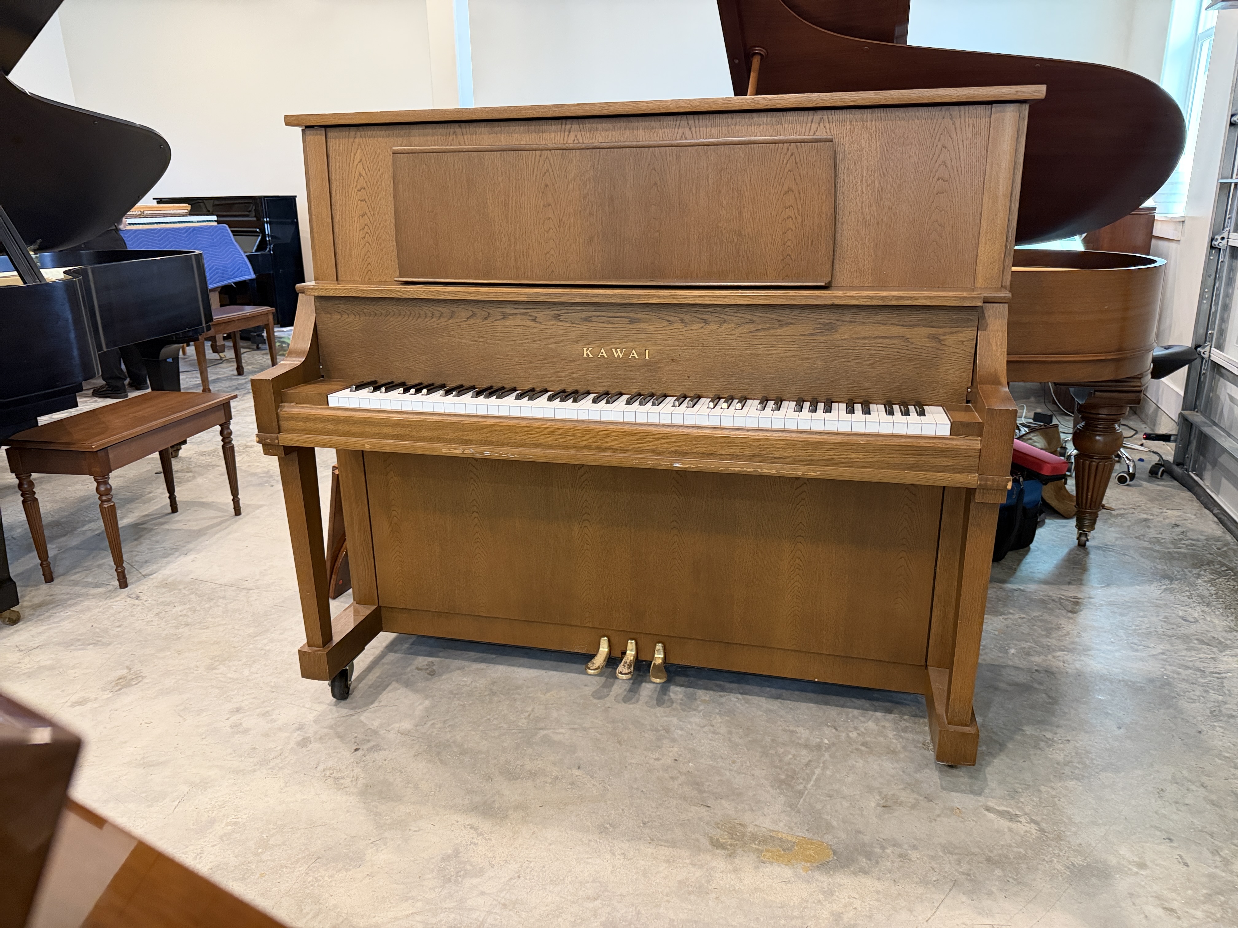 Kawai KL703 upright Piano – Featured image – Roberts Pianos Houston