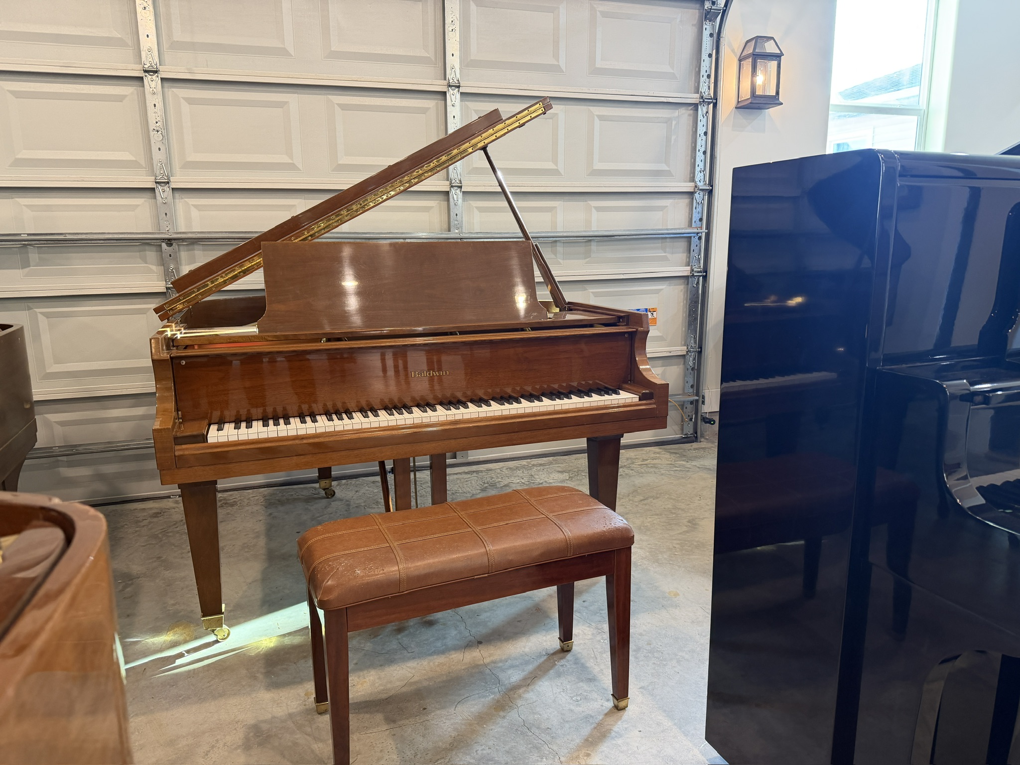 Baldwin Model M Grand Piano in Walnut – Featured image – Roberts Pianos Houston