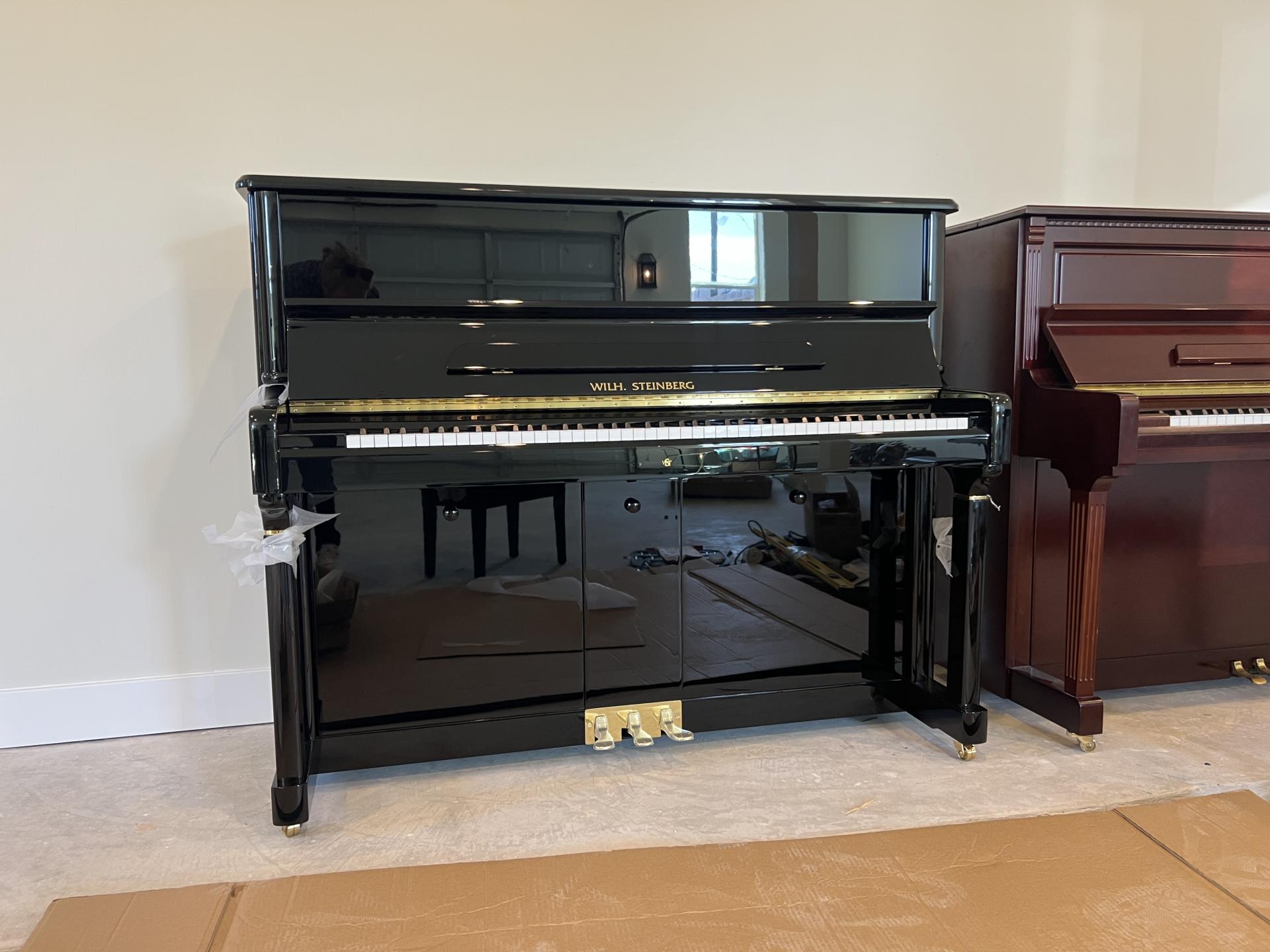 Wilhelm Steinberg P-125 Upright Piano – Inventory thumbnail – Roberts Pianos Houston