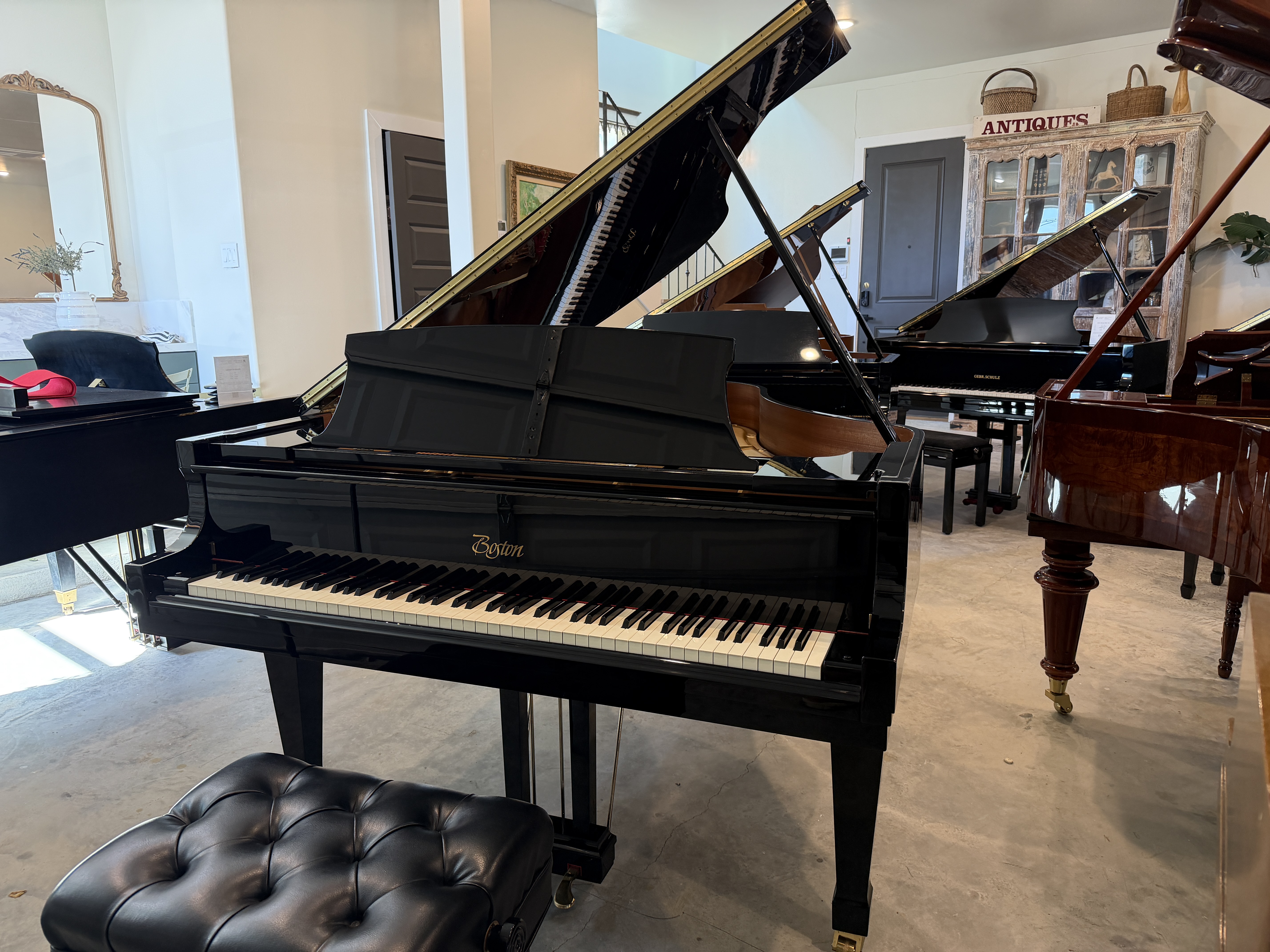 Boston GP178 in Black Polyester – Sold piano – Roberts Pianos Houston