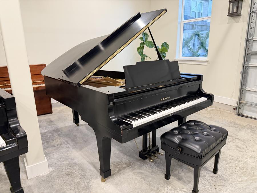 Kawai KG5 Grand Piano in Ebony – Featured image – Roberts Pianos Houston