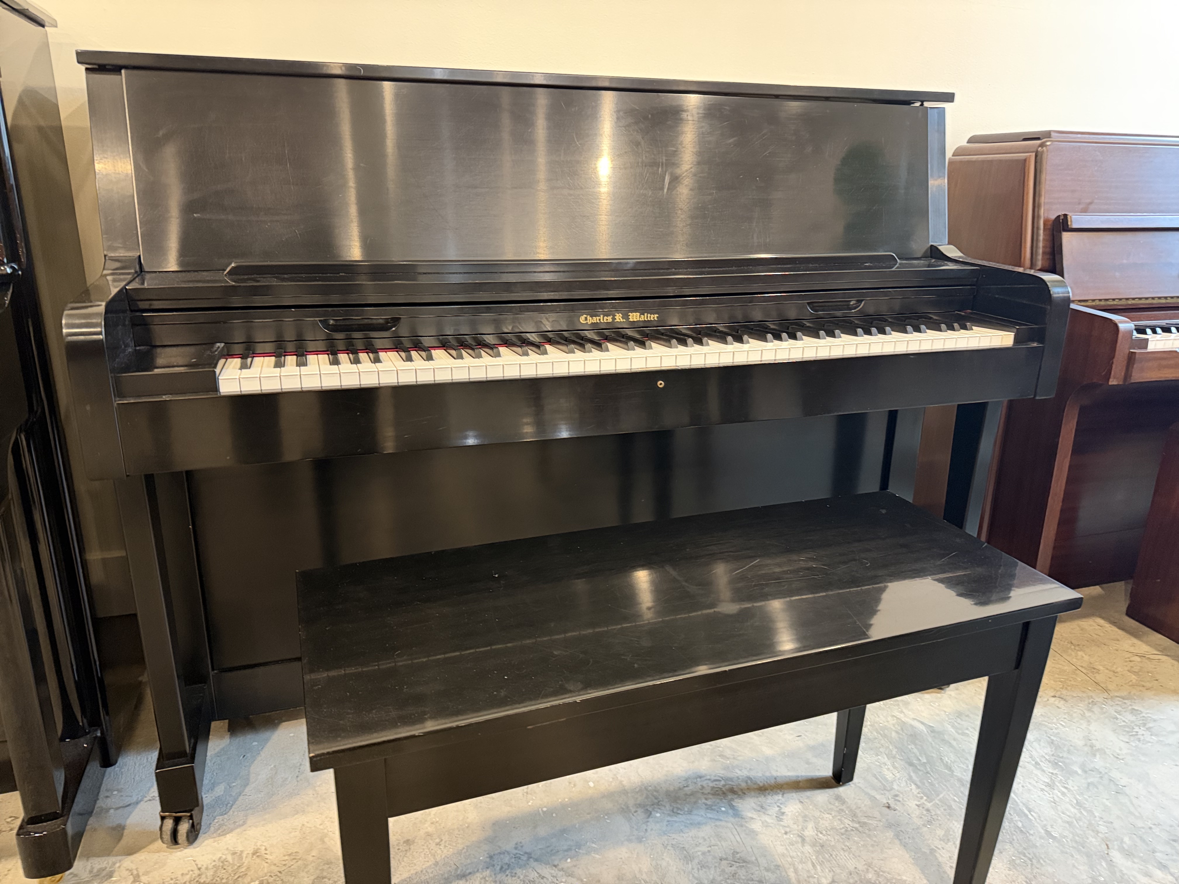 Charles Walter Upright Piano – Featured instrument – Roberts Pianos Houston