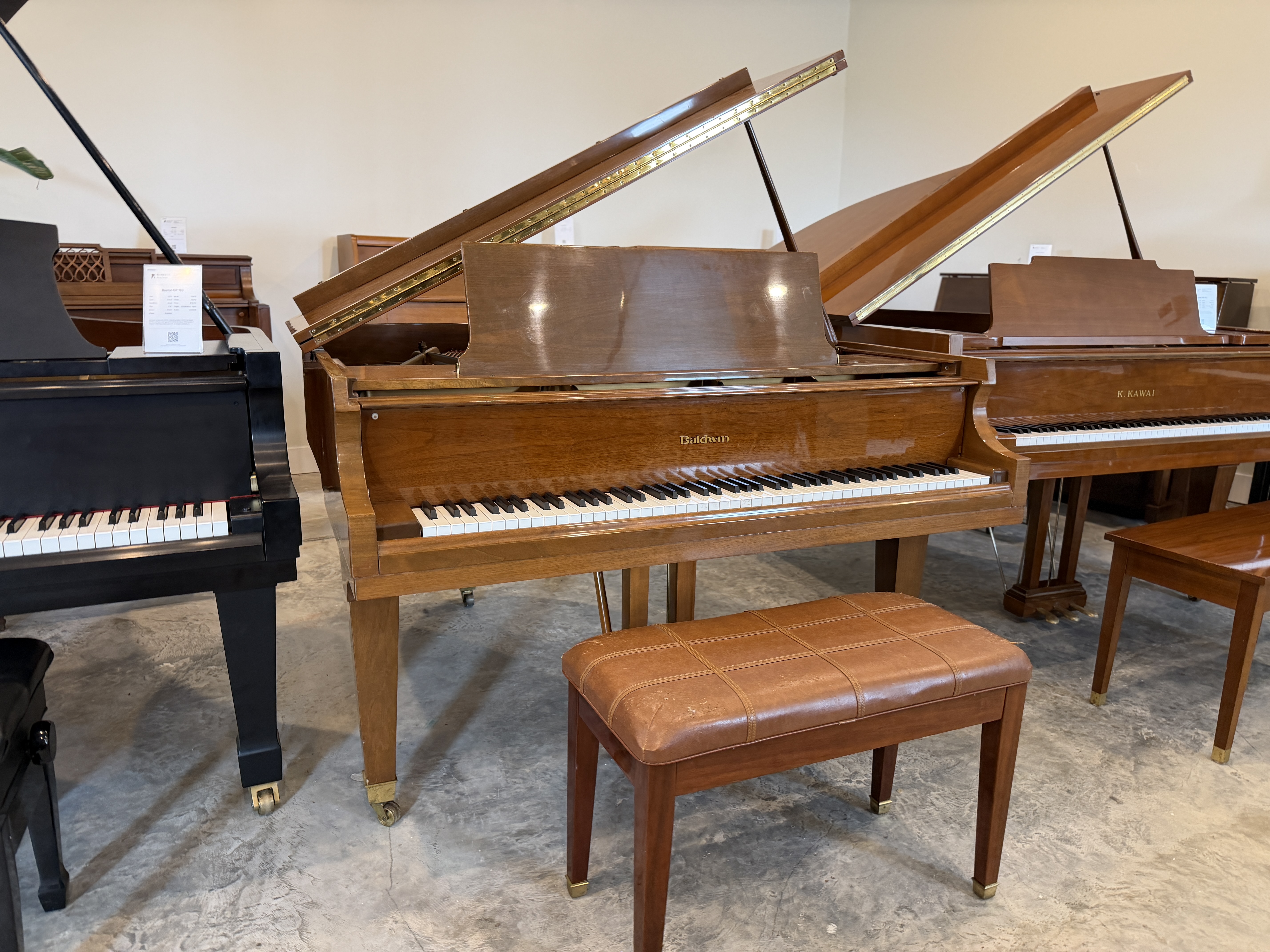 Baldwin Model M Grand Piano in Walnut – Featured instrument – Roberts Pianos Houston