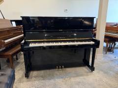 Yamaha U1 Upright Piano in Black Polyester – Inventory thumbnail – Roberts Pianos Houston