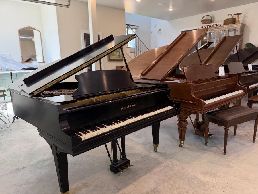 Mason & Hamlin A Grand Piano in Ebony – Featured image – Roberts Pianos Houston