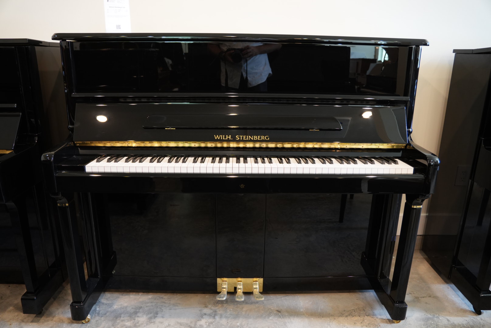 Wilhelm Steinberg P-125 Upright Piano – Similar instrument – Roberts Pianos Houston