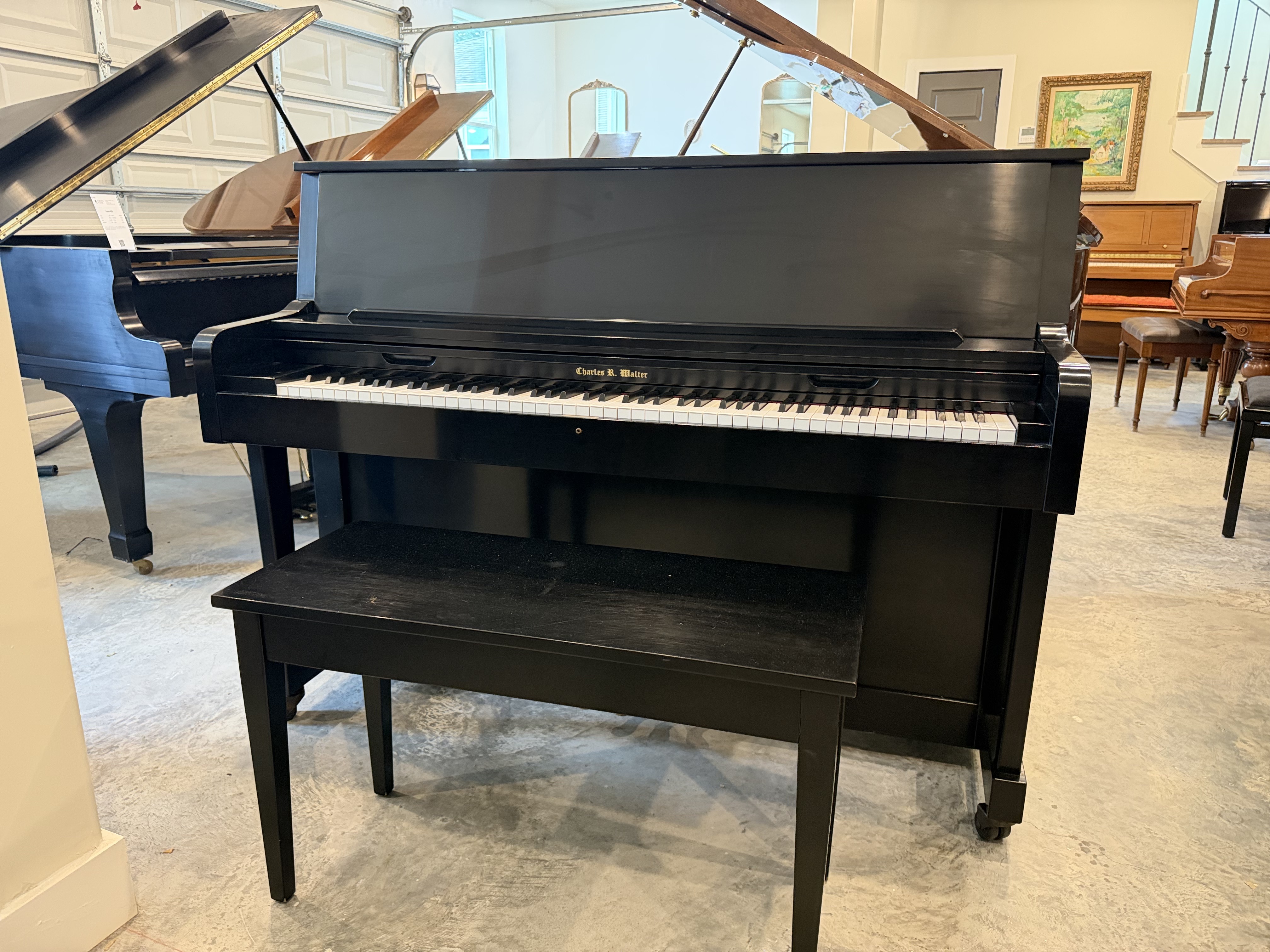 Charles Walter upright Piano – Featured image – Roberts Pianos Houston