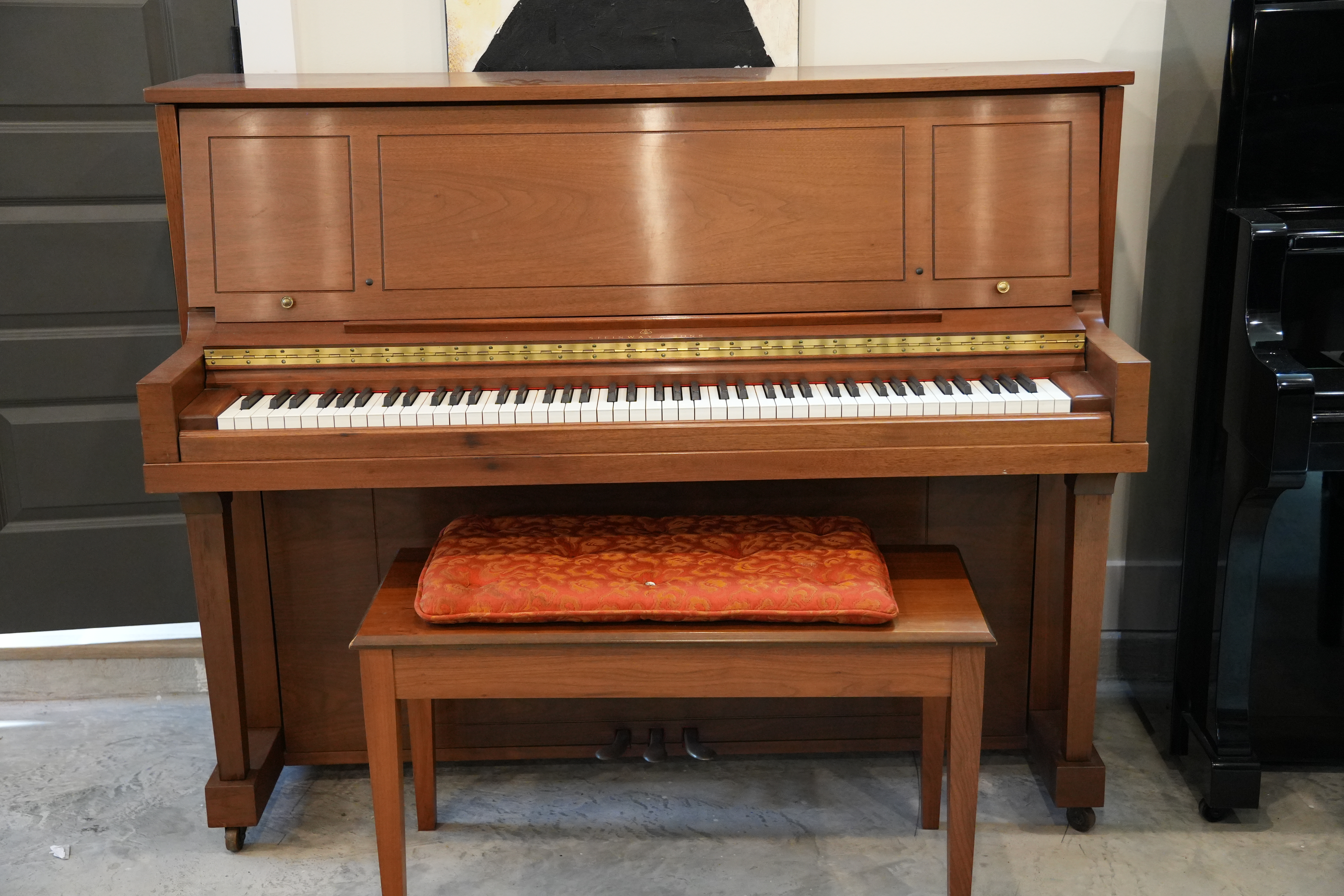 Steinway & Sons 45 in Mahogany – Featured image – Roberts Pianos Houston